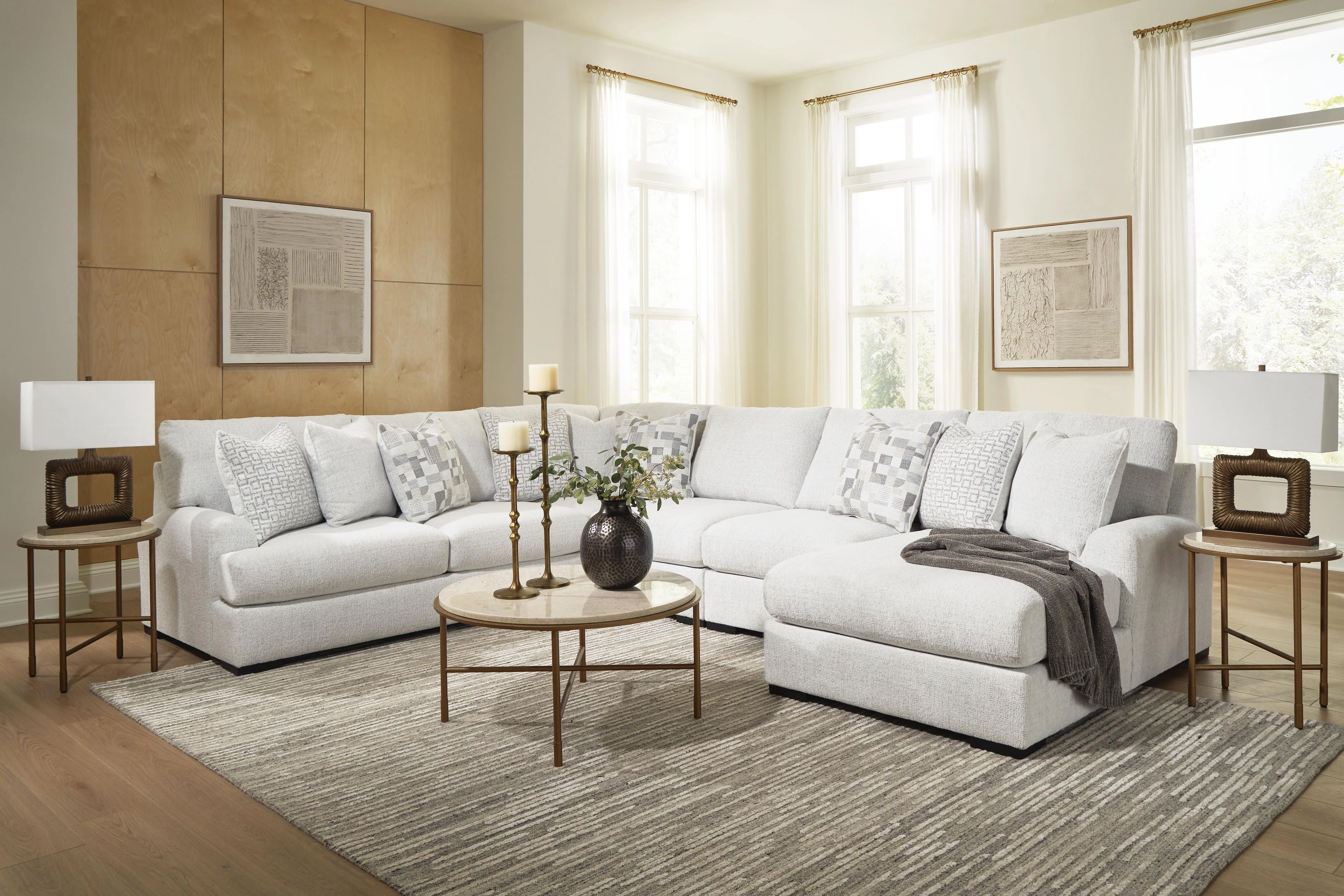 Misty-Lakes Sectional with Chaise - Image 31