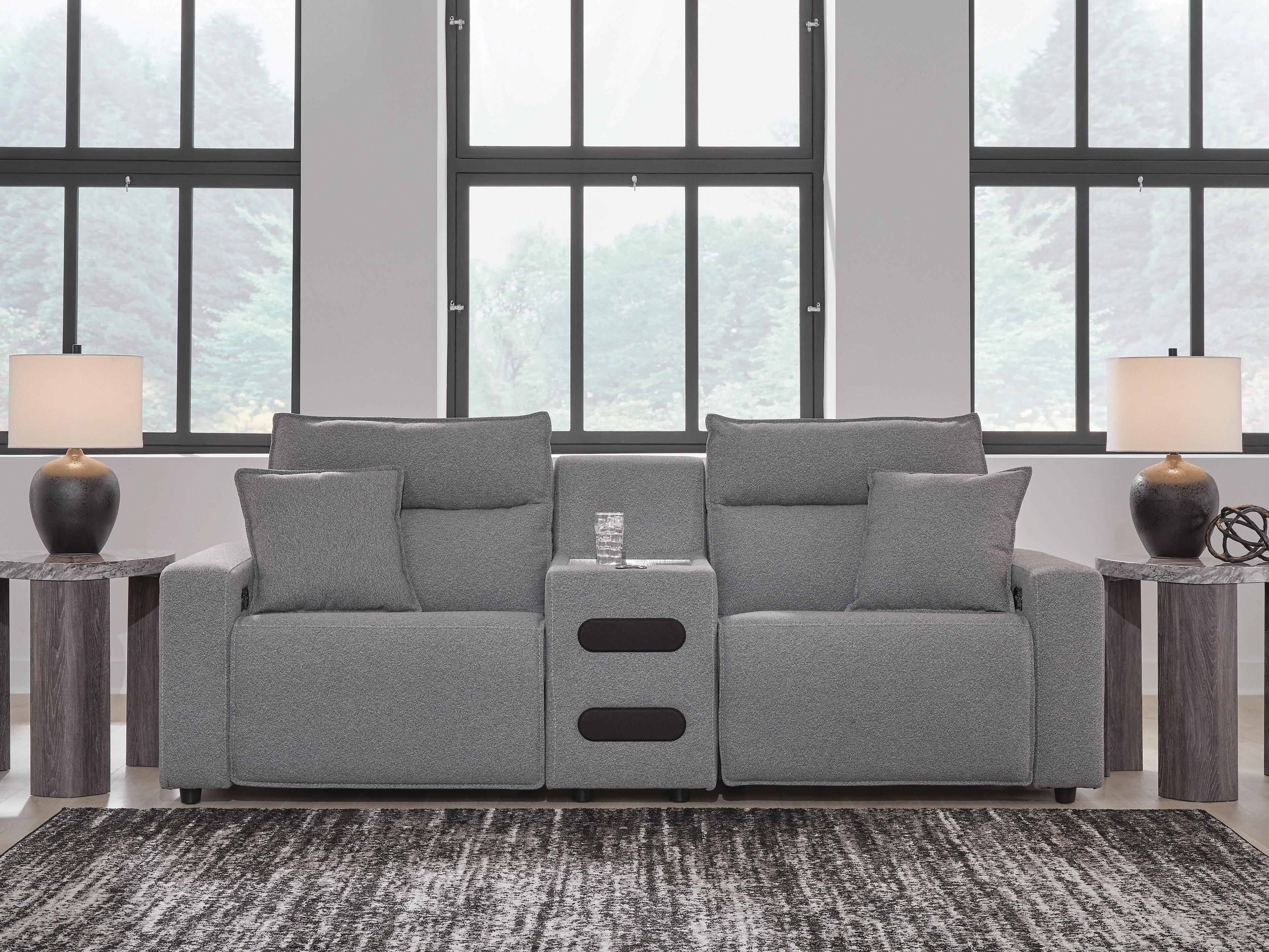 Modmax II Power Reclining Sectional with Audio Console - Image 2