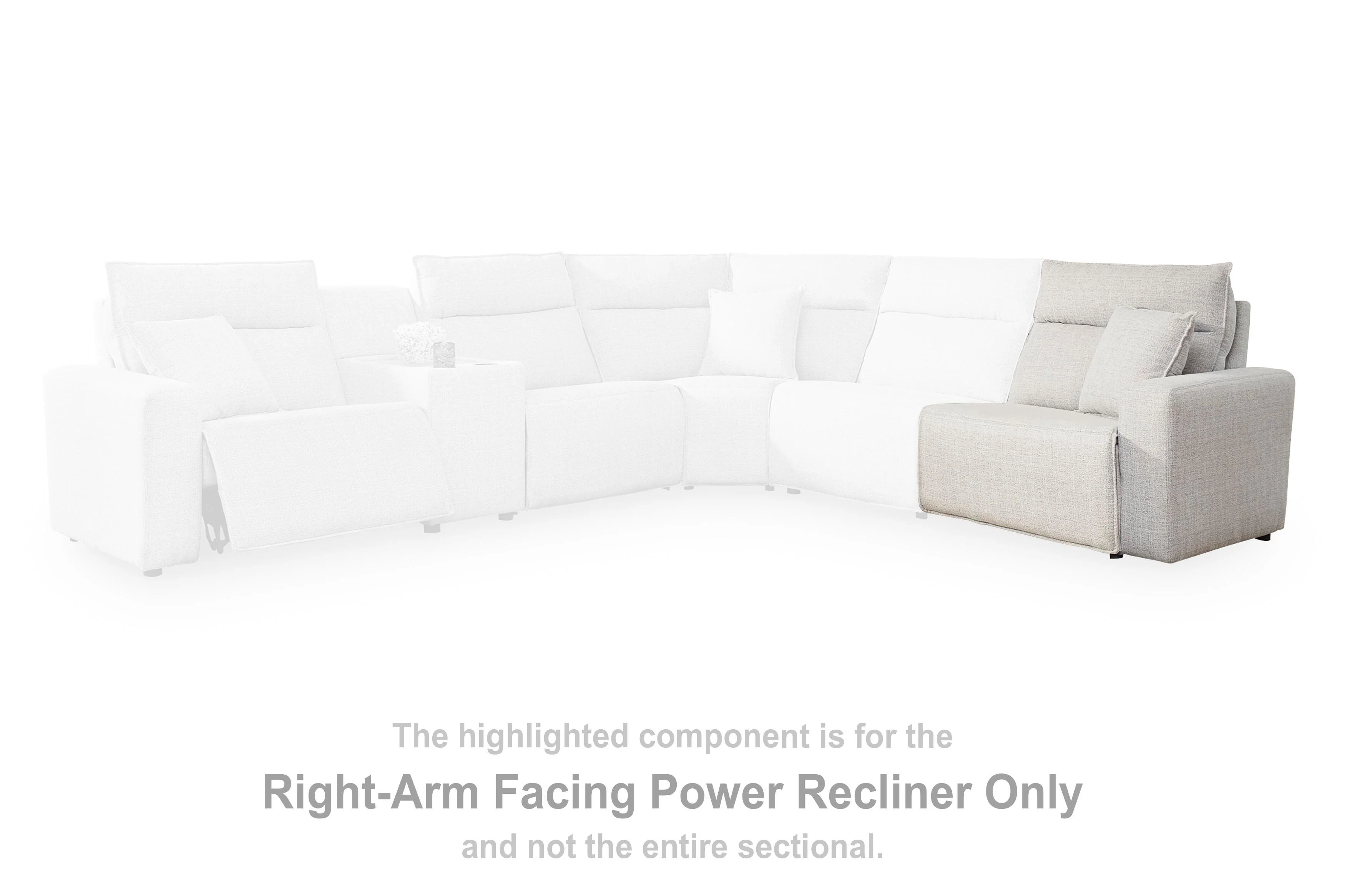 Modmax II Power Reclining Sectional with Audio Console - Image 27