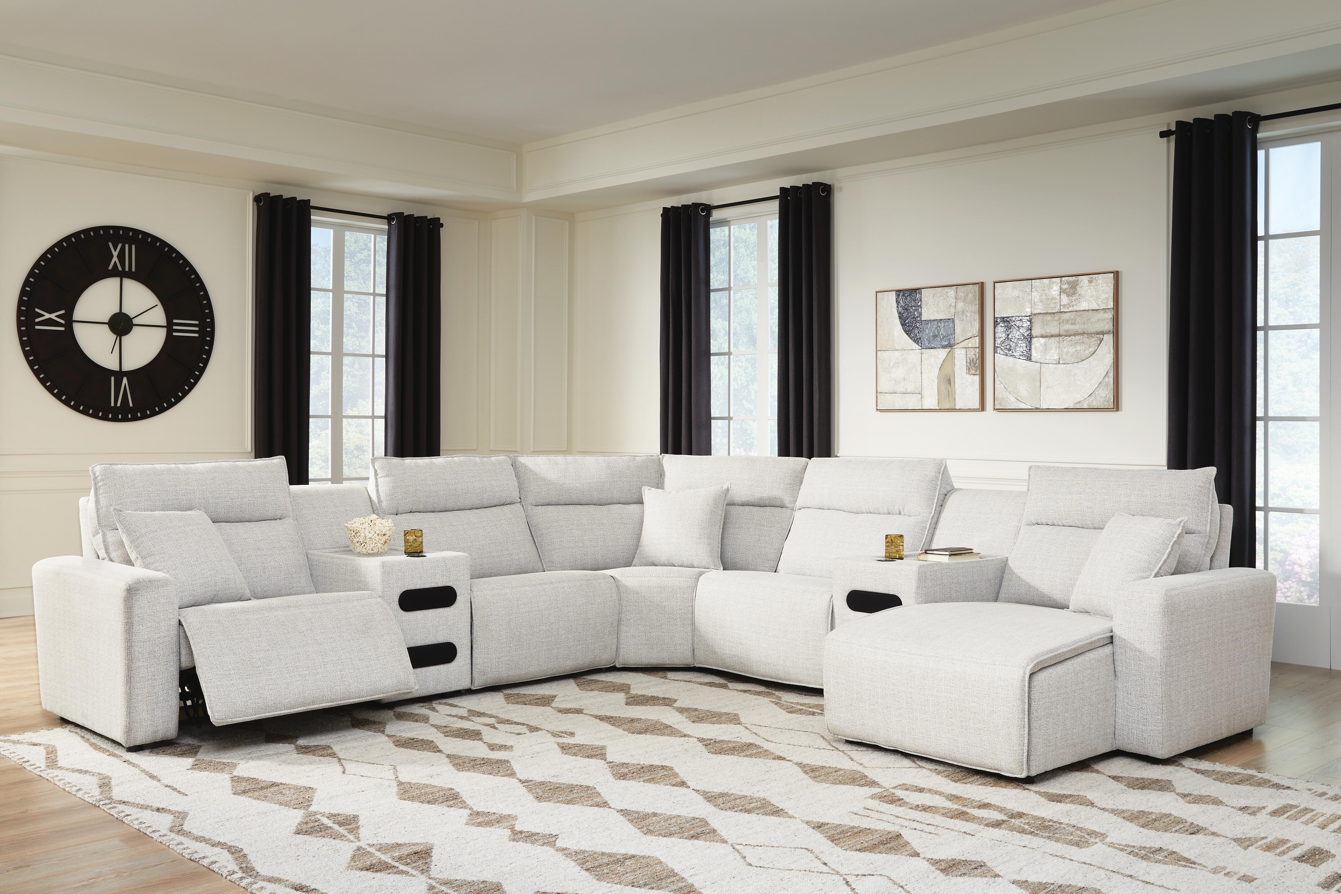 Modmax II Power Reclining Sectional with Chaise and Audio Consoles - Image 94