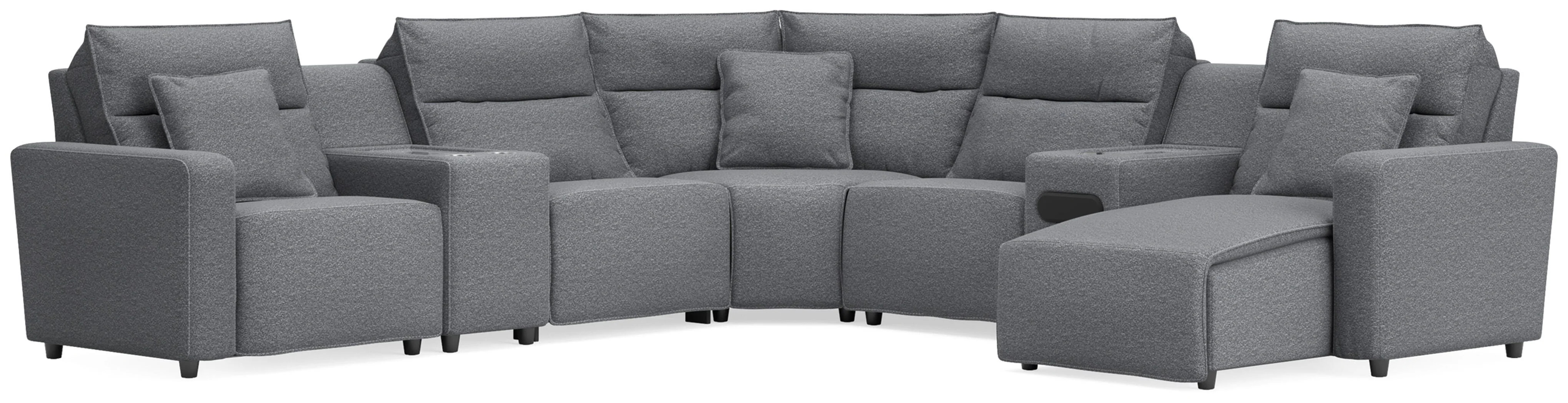 Modmax II Power Reclining Sectional with Chaise and Audio System