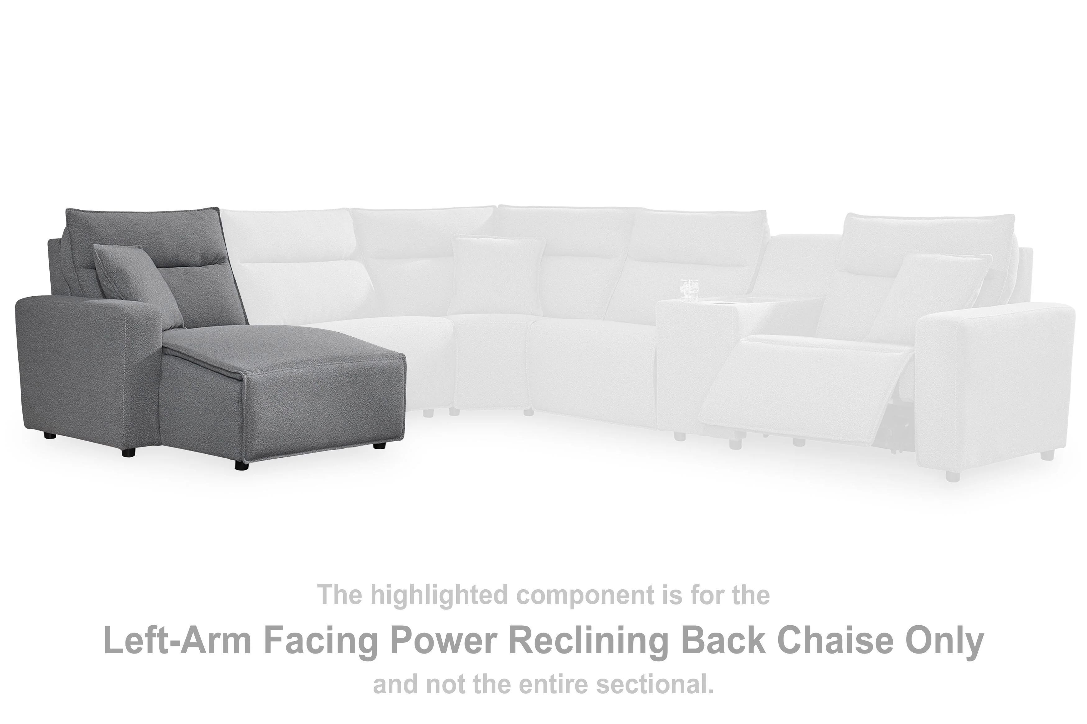 Modmax II Power Reclining Sectional with Chaise and Console - Image 11
