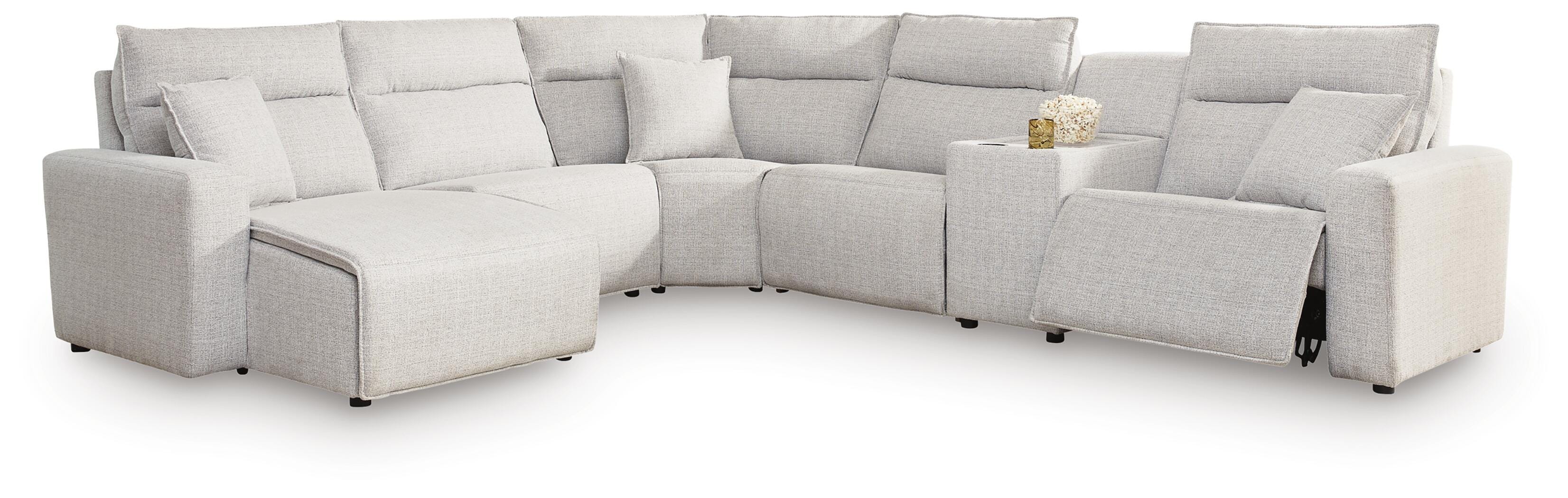 Modmax II Power Reclining Sectional with Chaise and Console - Image 141