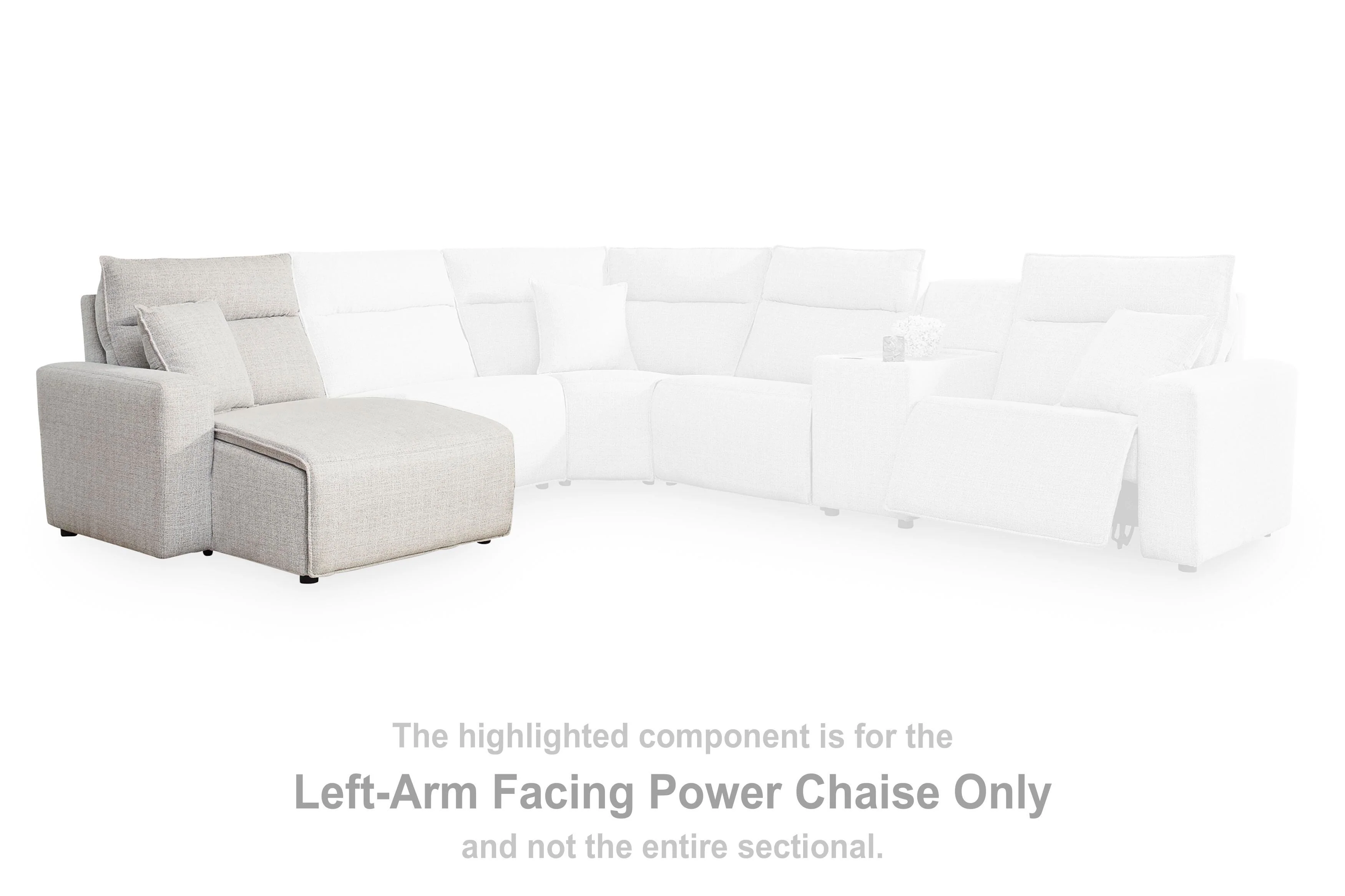 Modmax II Power Reclining Sectional with Chaise and Console - Image 56