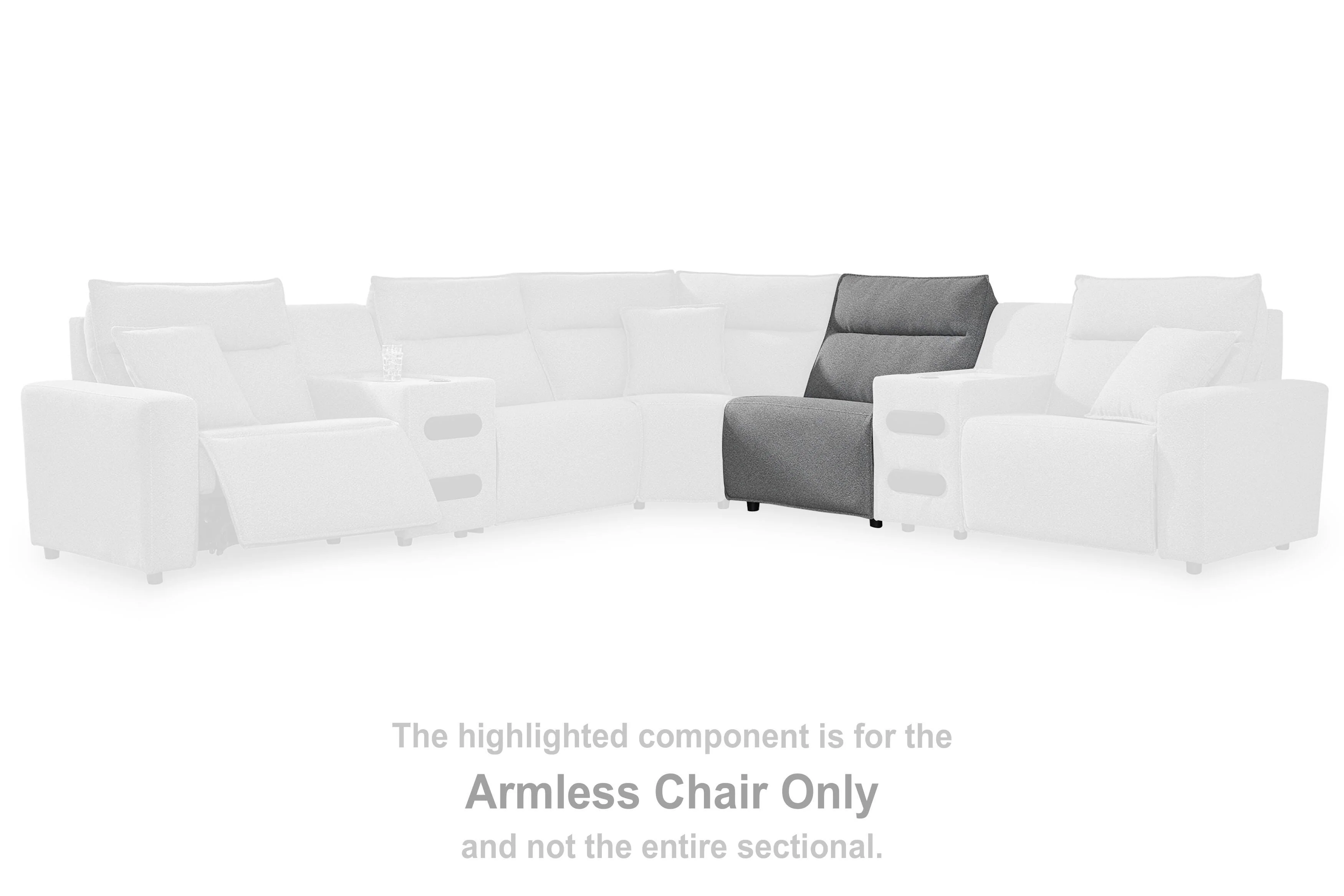 Modmax II Power Reclining Sectional with Console - Image 35