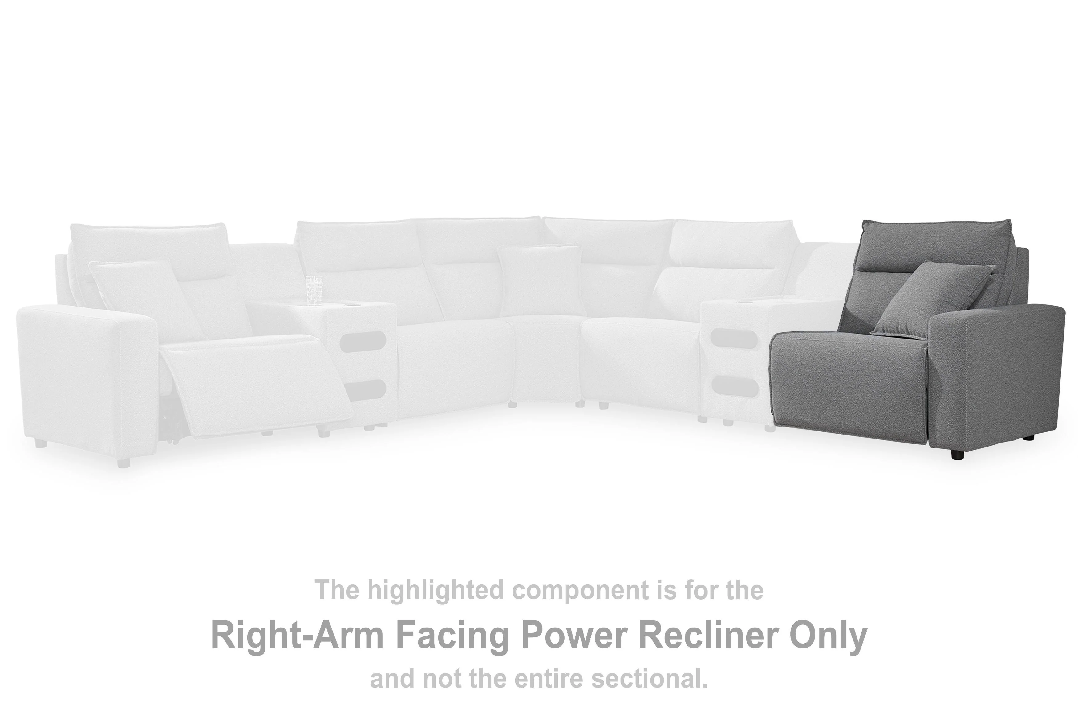 Modmax II Power Reclining Sectional with Console - Image 45