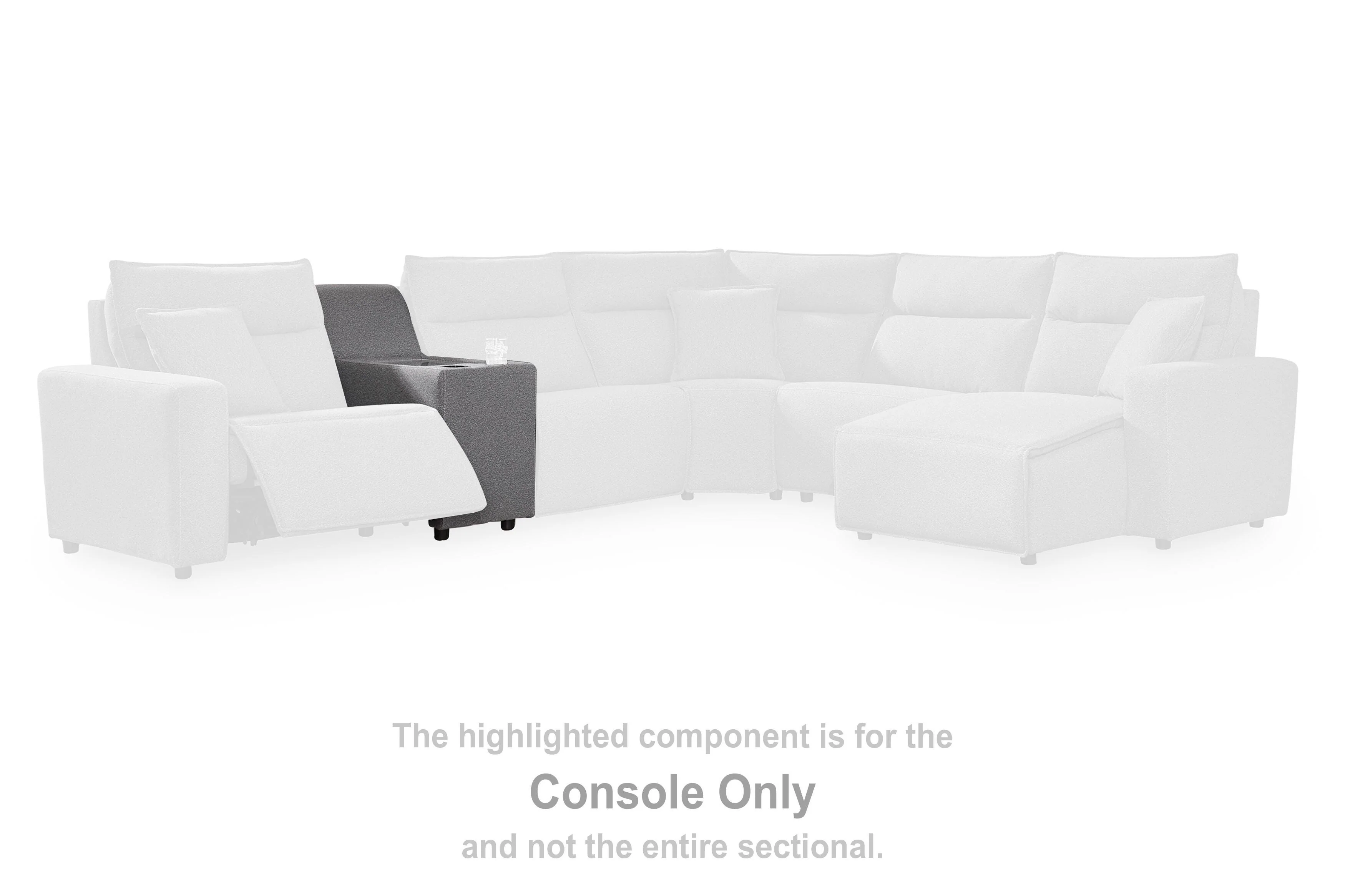 Modmax II Power Reclining Sectional with Console - Image 5