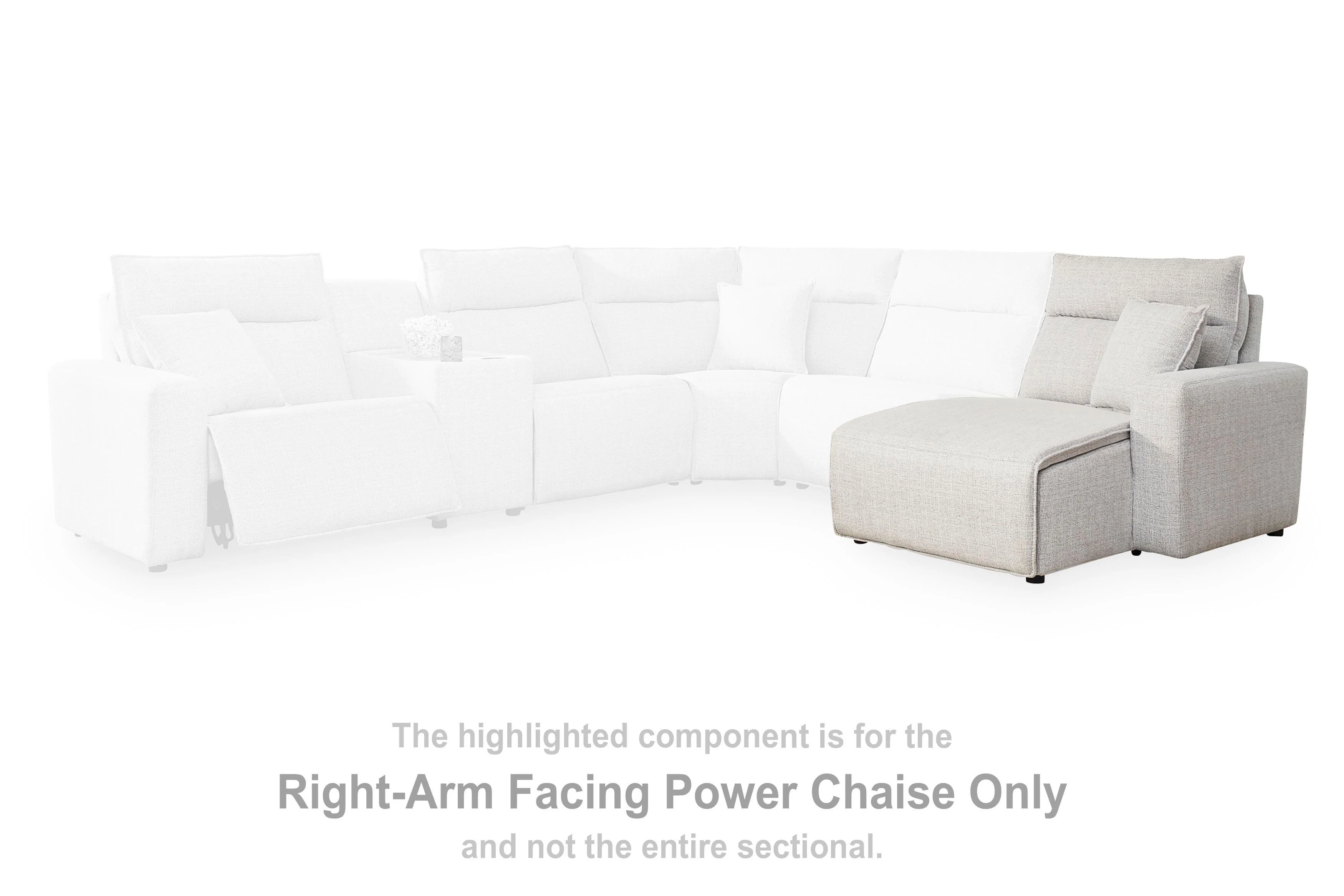 Modmax II Reclining Sectional with Chaise and Audio Console - Image 133