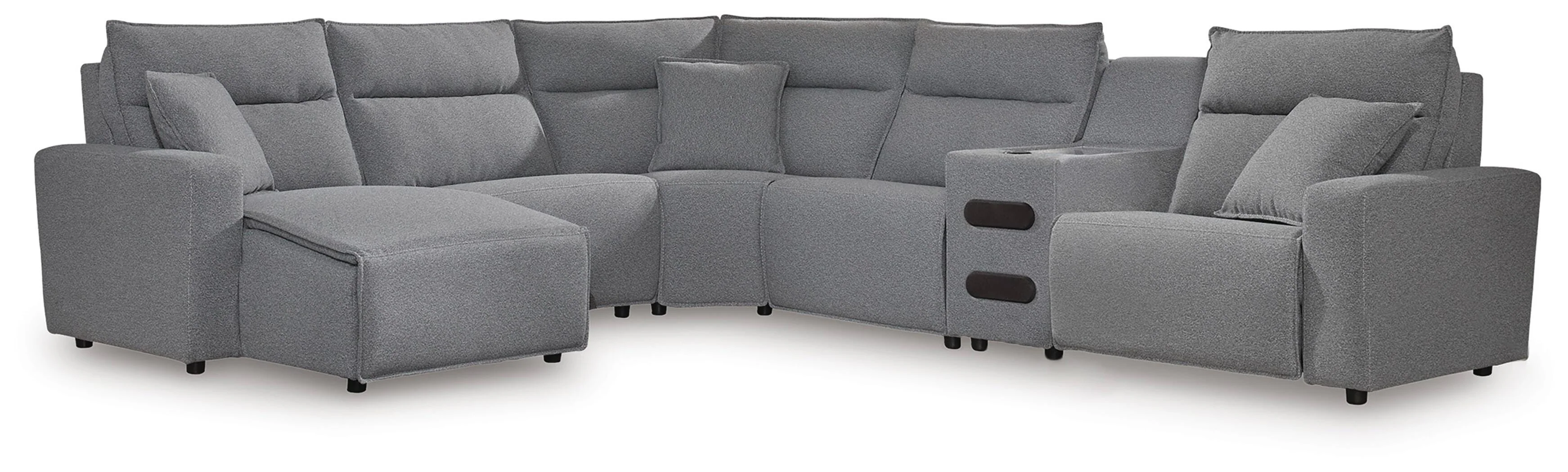 Modmax II Reclining Sectional with Chaise and Audio Console - Image 59