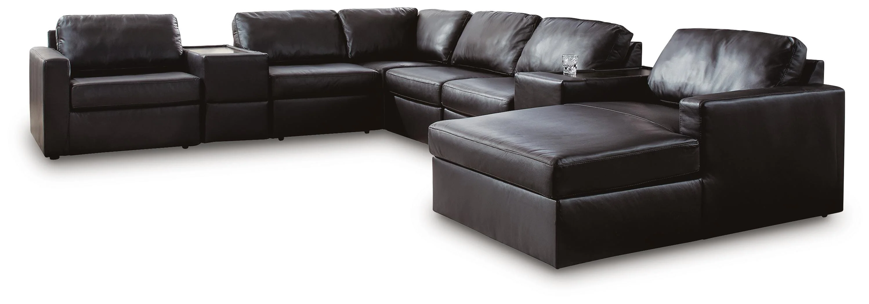 Modmax II Sectional with Chaise and Storage Consoles - Image 36