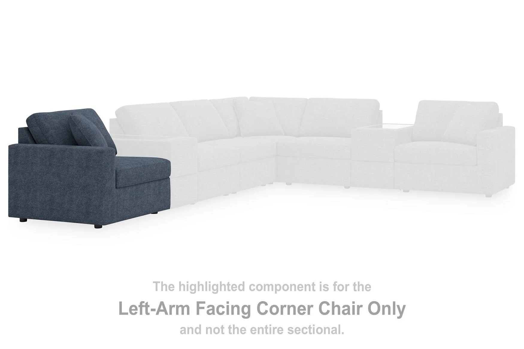 Modmax Sectional Loveseat with Audio System - Image 28