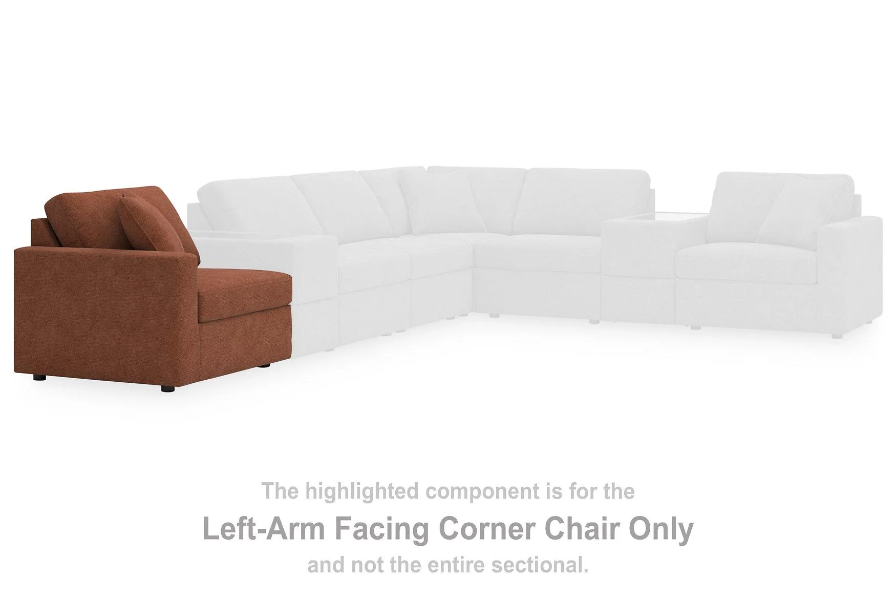 Modmax Sectional Loveseat with Audio System - Image 46