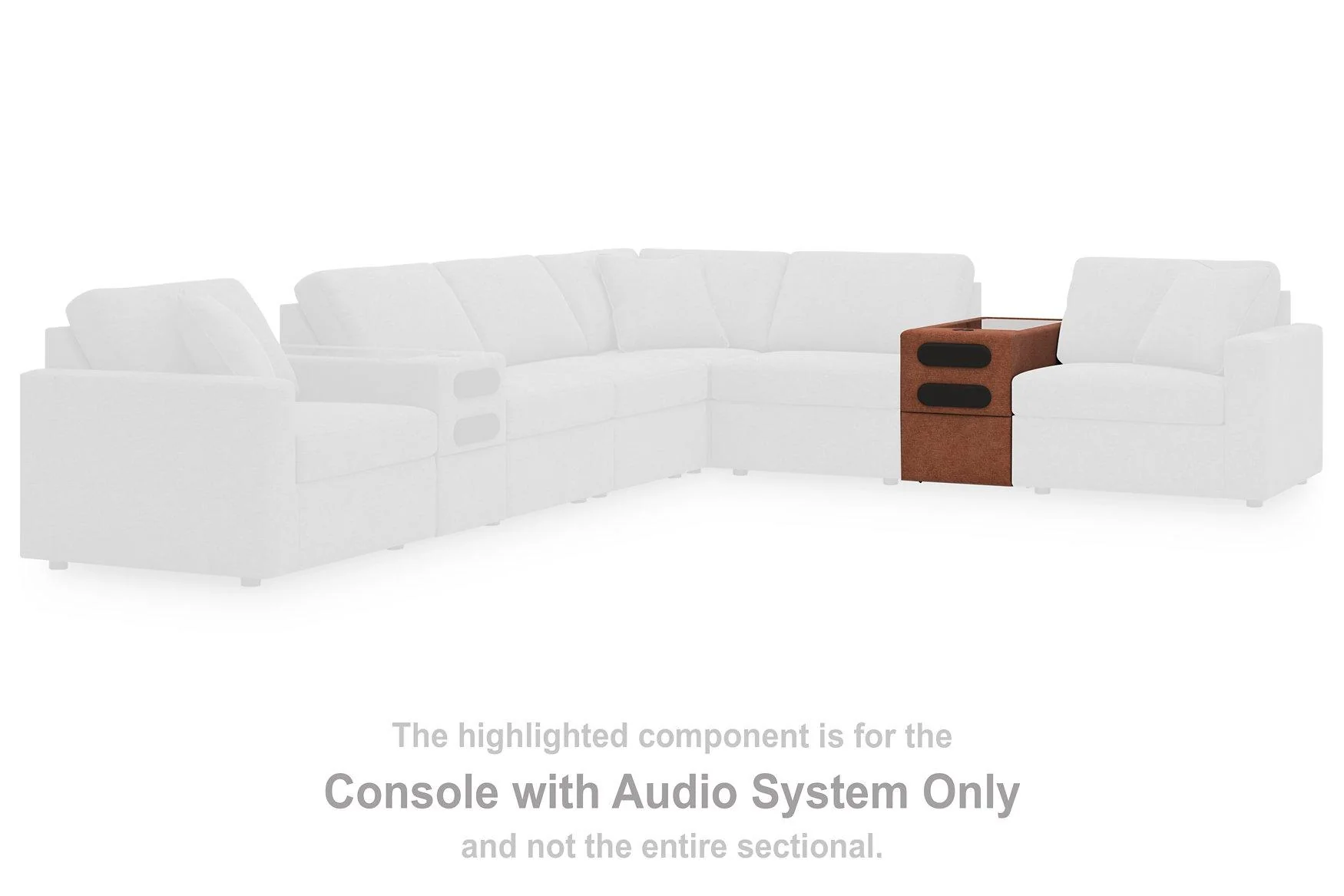 Modmax Sectional with Audio System and Chaise - Image 29