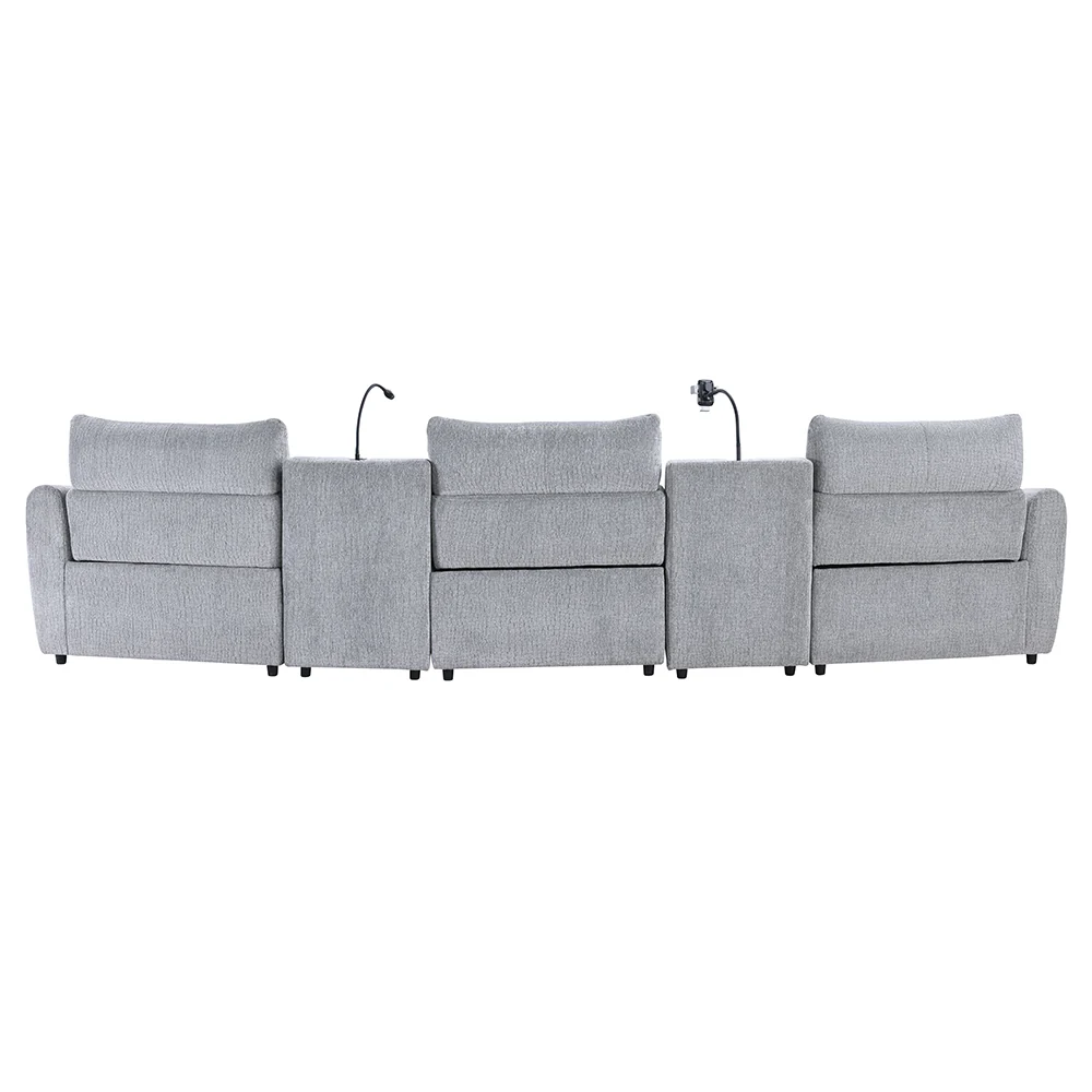Modular Power Motion Armless Recliner - Image 8