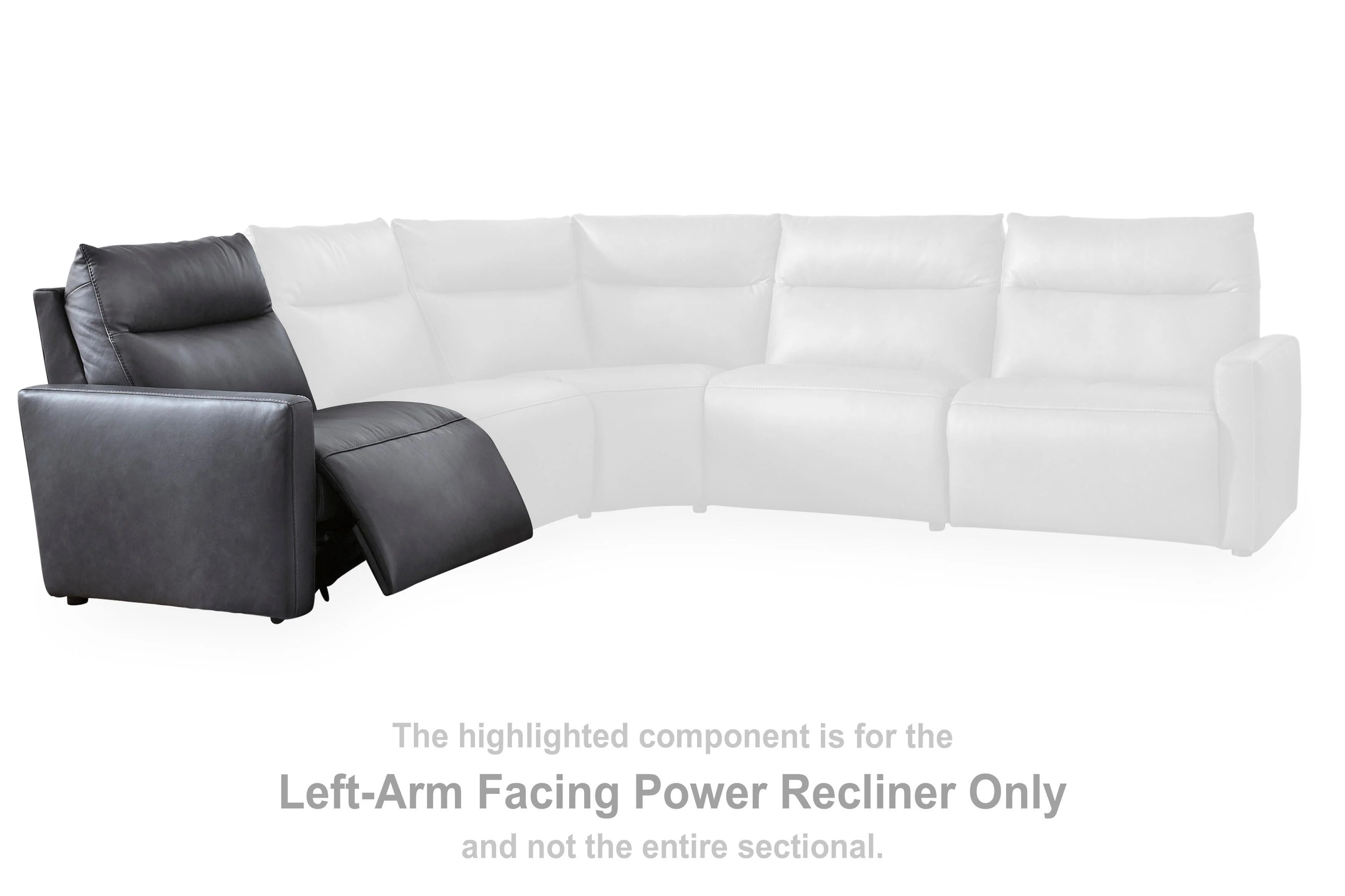 ModZ Power Reclining Sectional Loveseat - Image 4