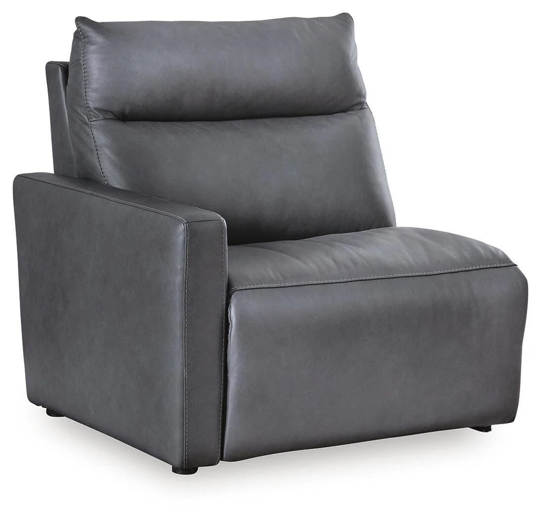 ModZ Power Reclining Sectional Loveseat with Audio Console - Image 3