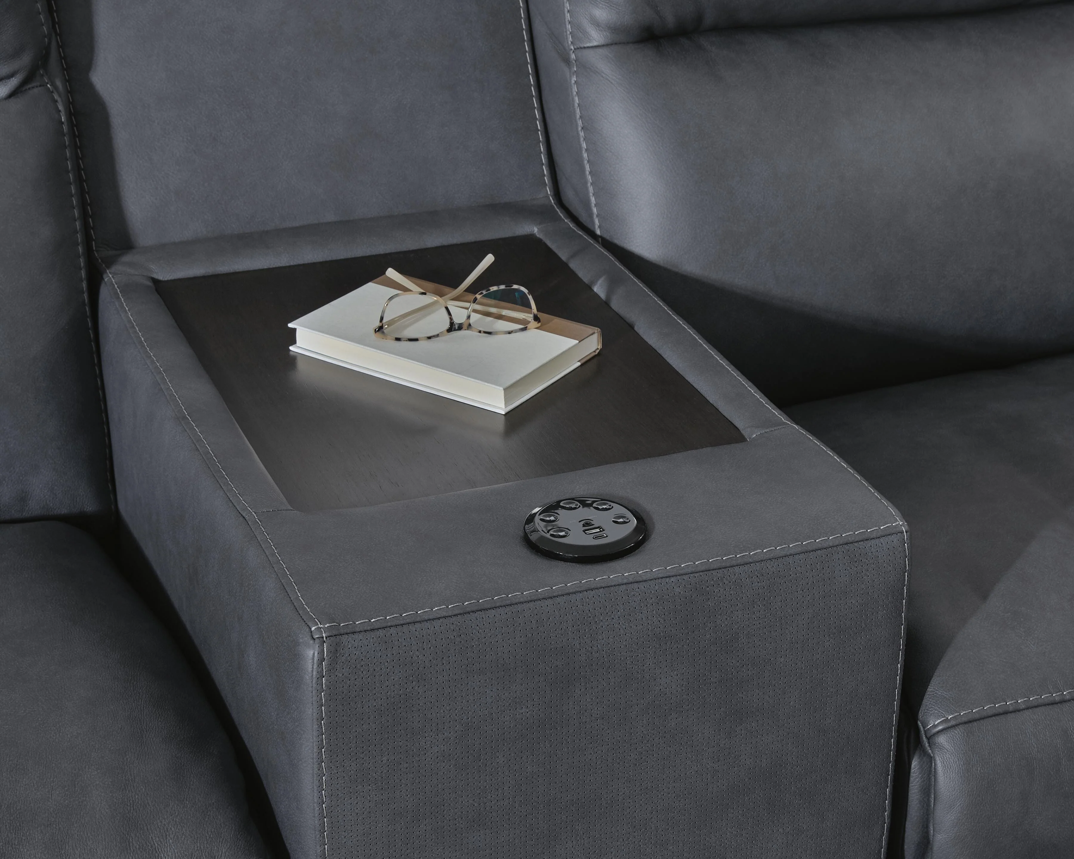 ModZ Power Reclining Sectional with Audio Consoles - Image 24