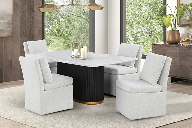 Morges 5 Pc Dining Table Set - Image 2
