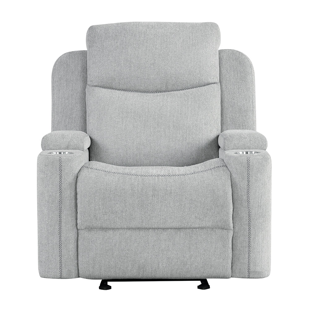 Motion Glider Recliner w/Storage Arm - Image 3