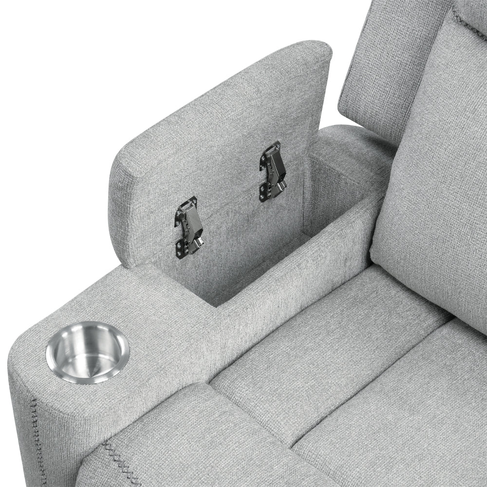 Motion Loveseat w/Console & Storage Arm - Image 6