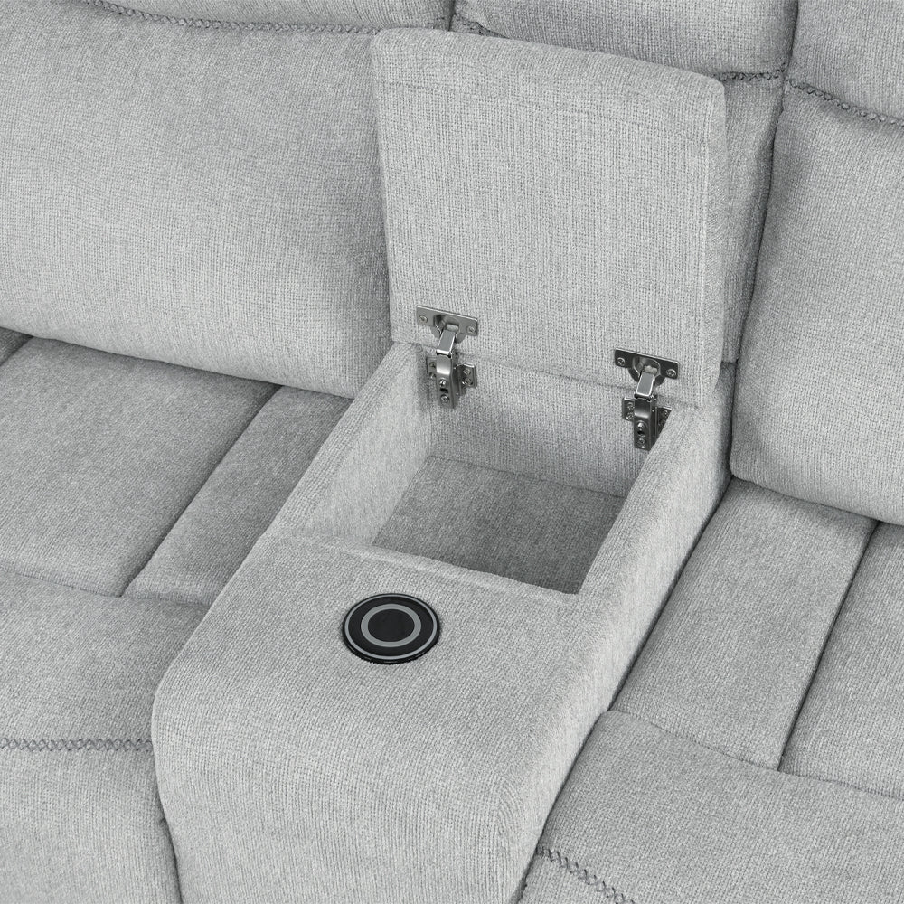 Motion Loveseat w/Console & Storage Arm - Image 7