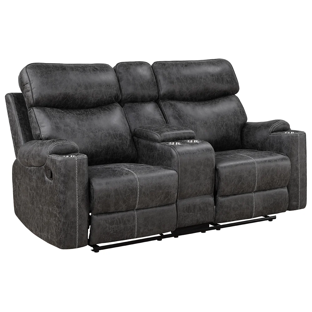 Motion Loveseat w/Console & USB Port - Image 2