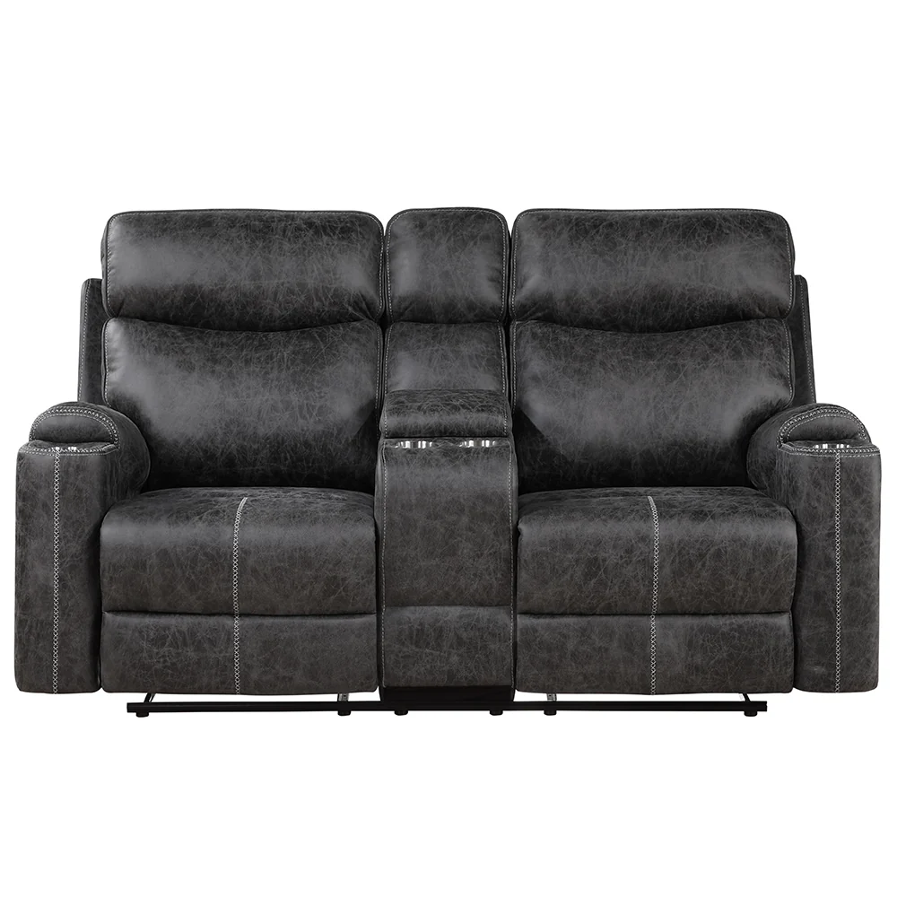 Motion Loveseat w/Console & USB Port - Image 3