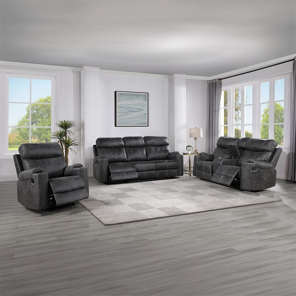 Motion Loveseat w/Console & USB Port - Image 6