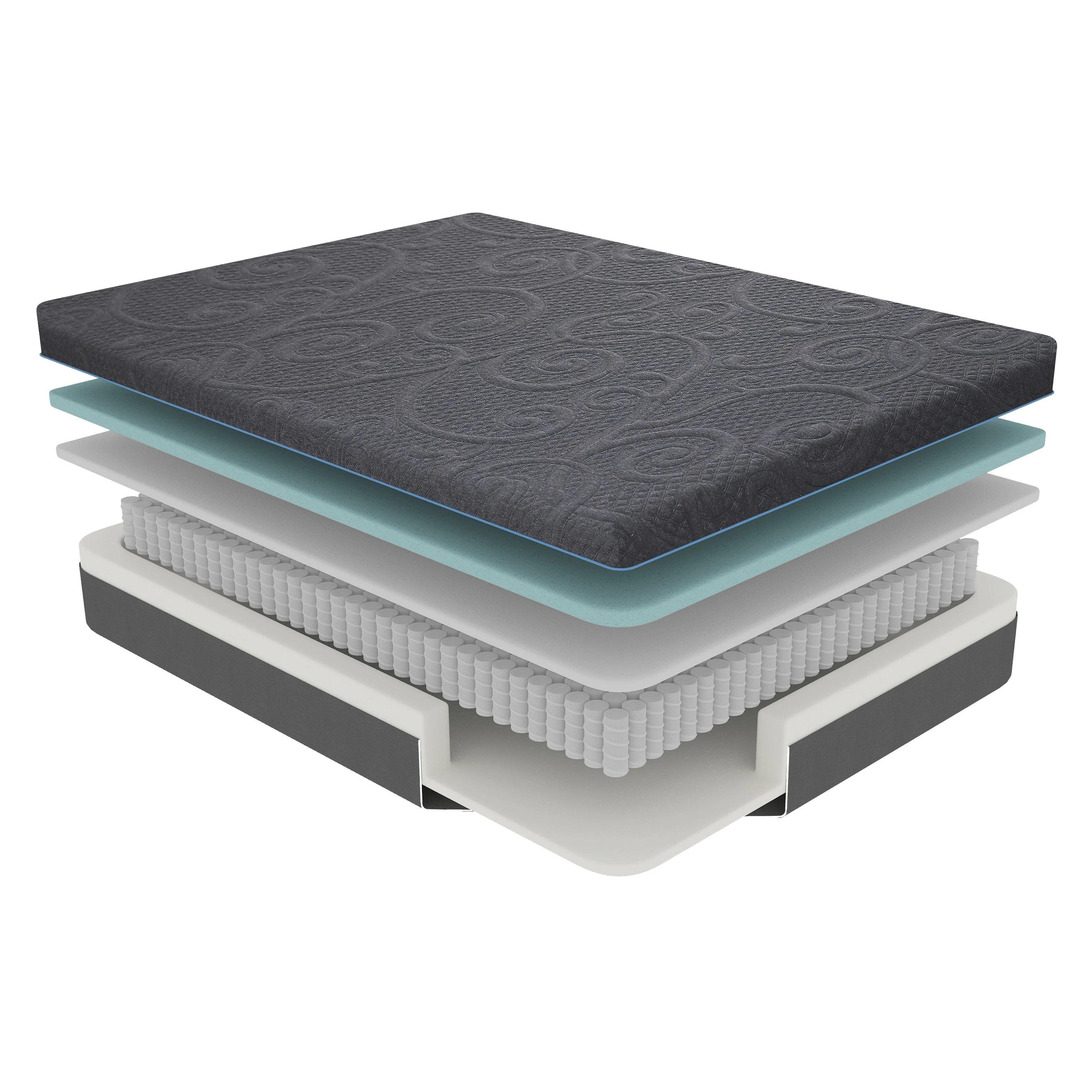 MT-H08T - 8" Twin Gel-Infused Memory Foam Hybrid Mattress - Image 5