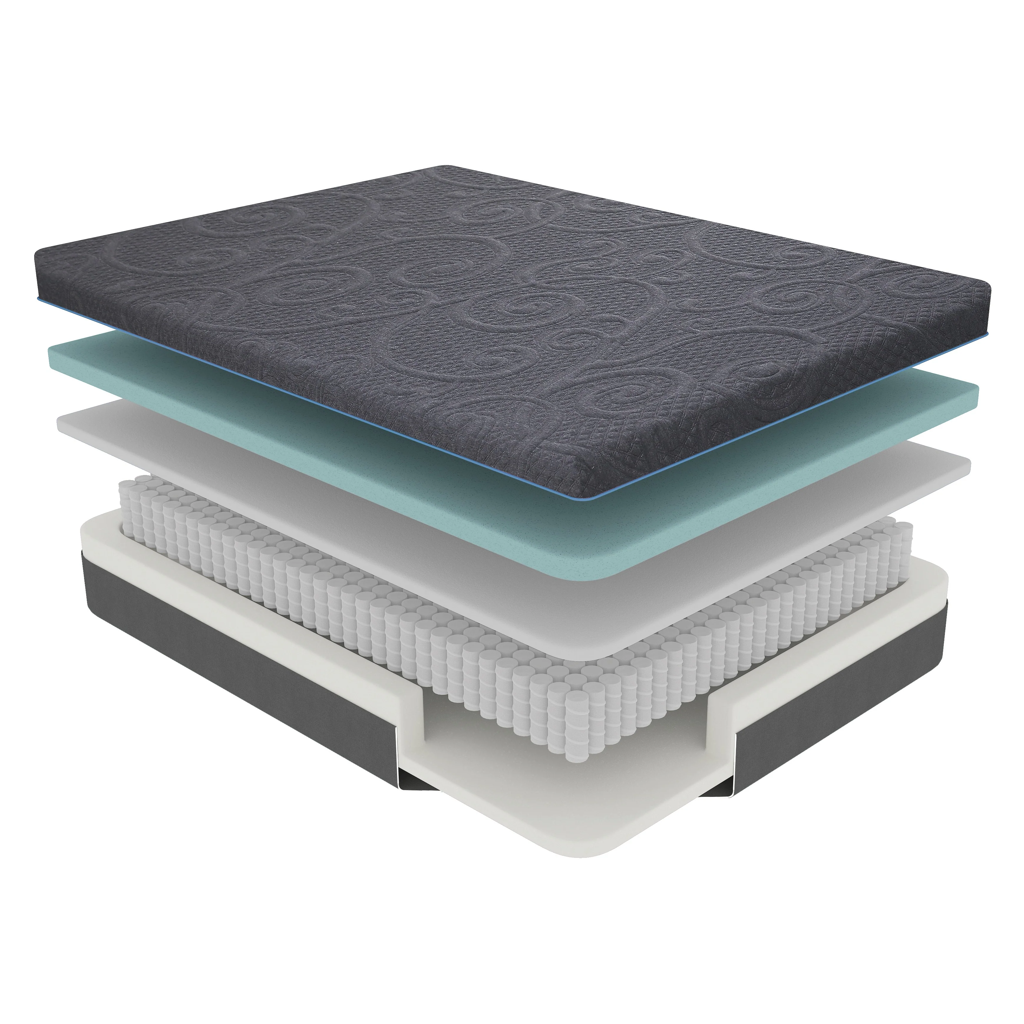 MT-H11CK - 11" California King Gel-Infused Memory Foam Hybrid Mattress - Image 4