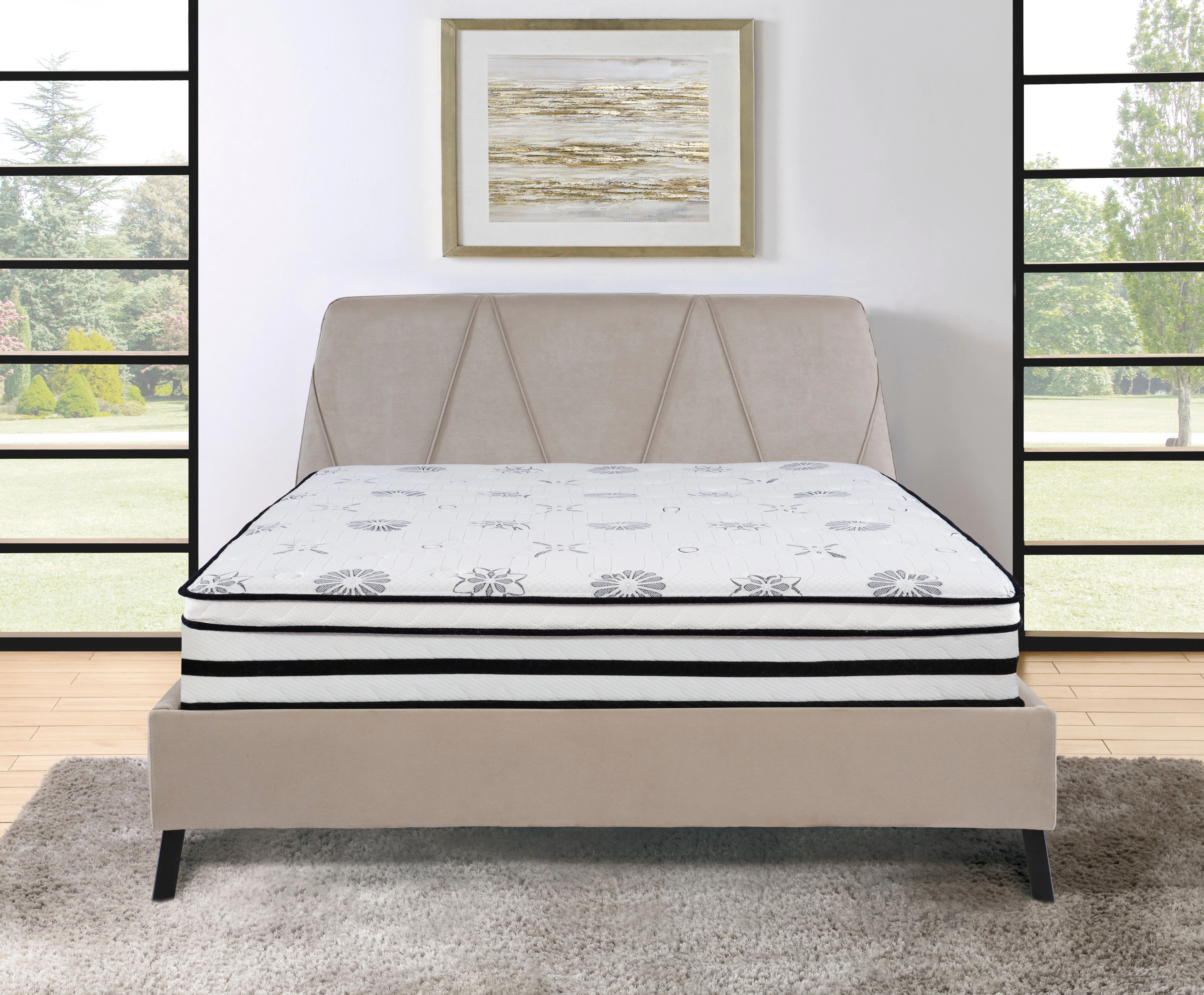 MT-PH12EK - 12" Eastern King Hybrid Mattress - Image 5