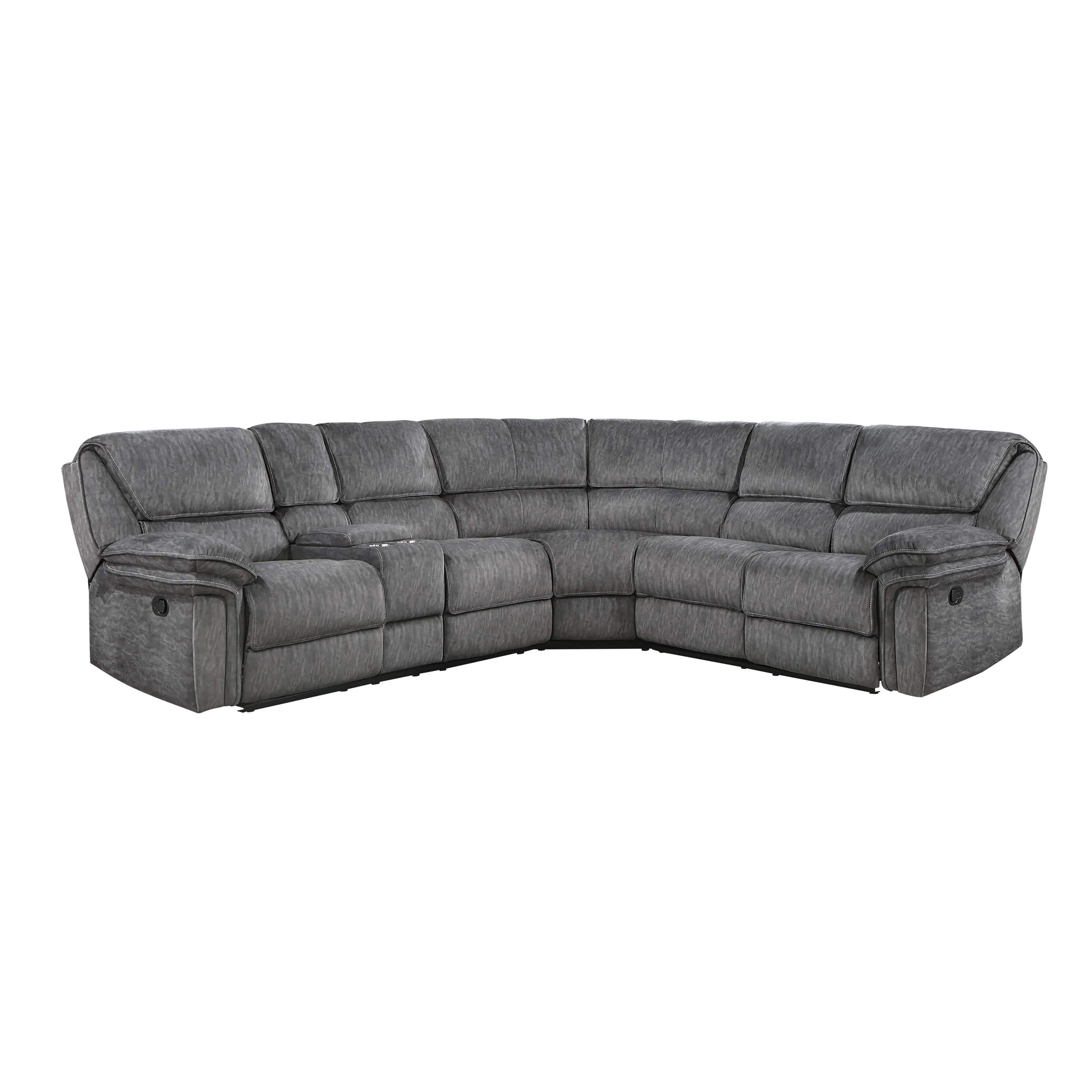 Muirfield 3-piece Reclining Sectional With Left Console