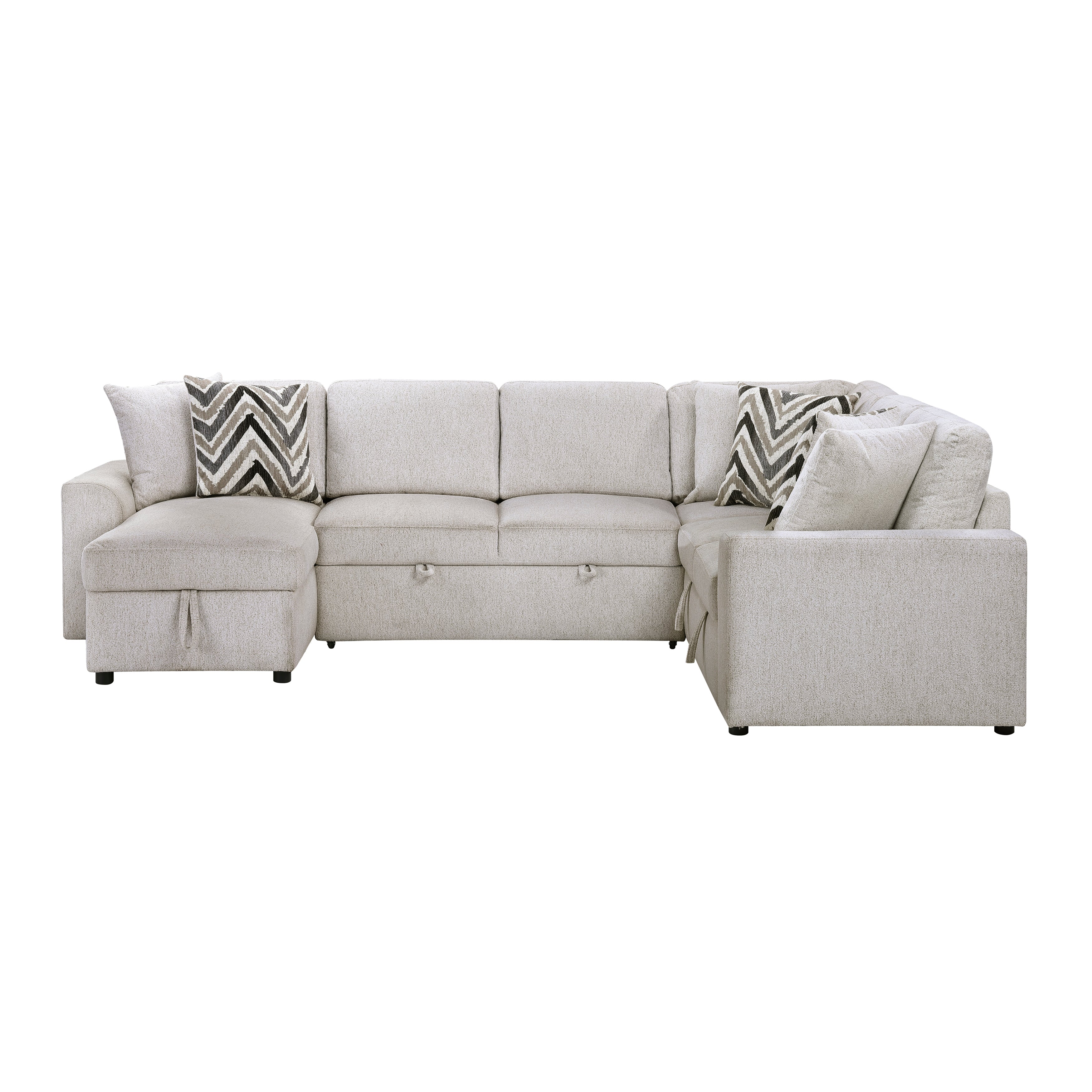 Myrtle 3-piece Sectional With Pull-out Bed And Hidden Storage - Image 2