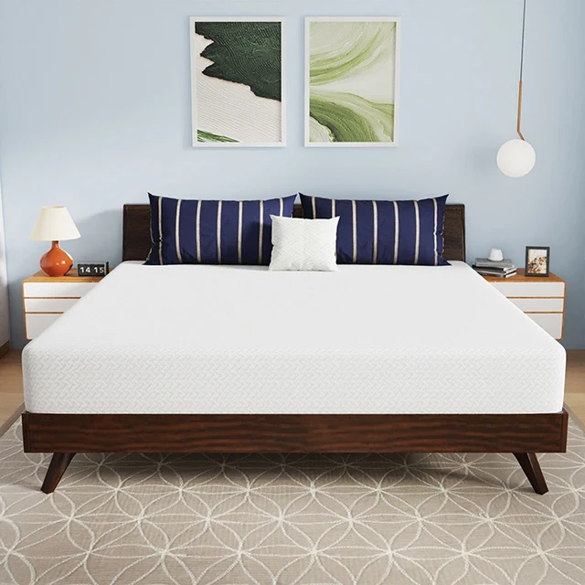 Nasturtium 10" E.King Bamboo Charcoal Infused Memory Foam - Image 2