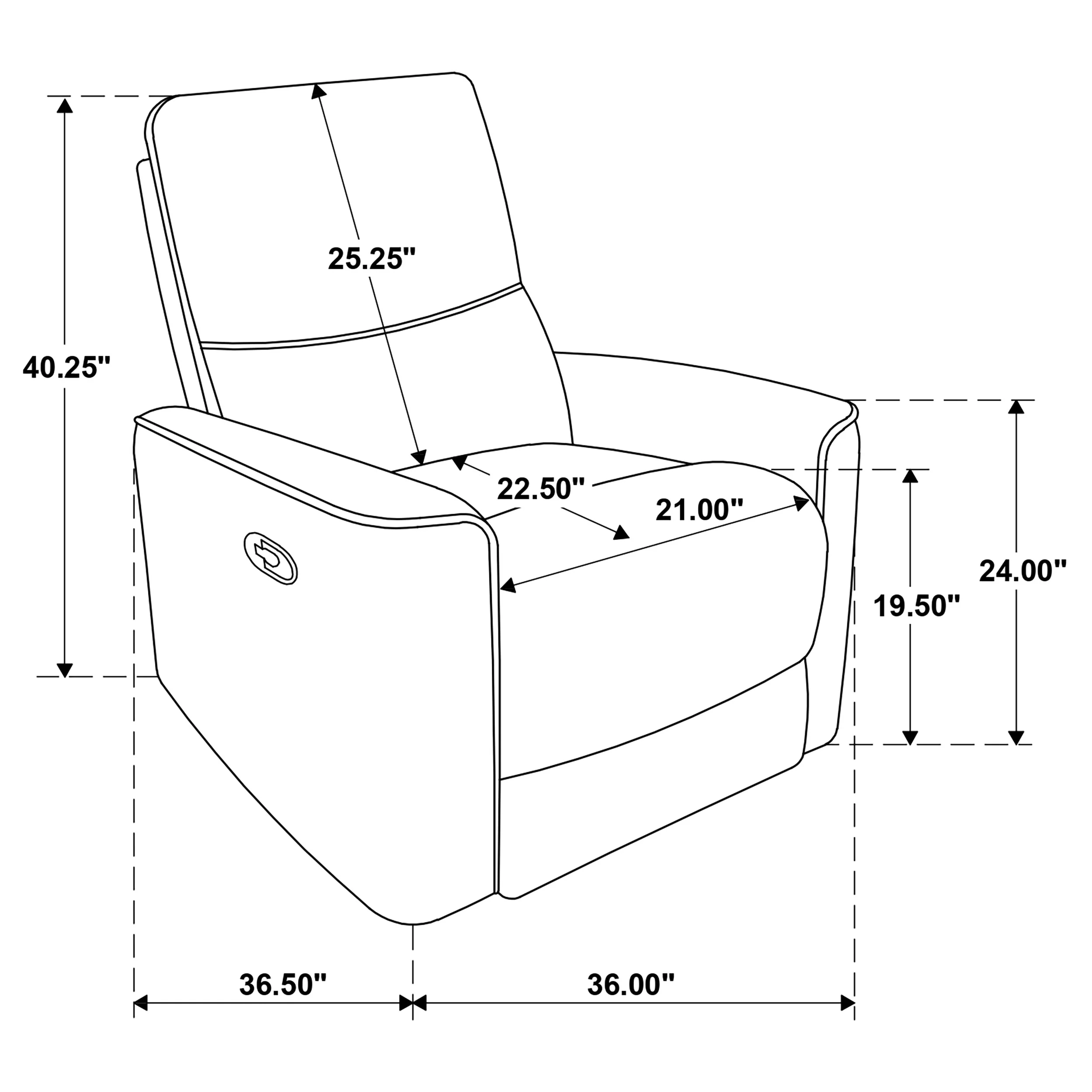 Navarro Glider Recliner - Image 14