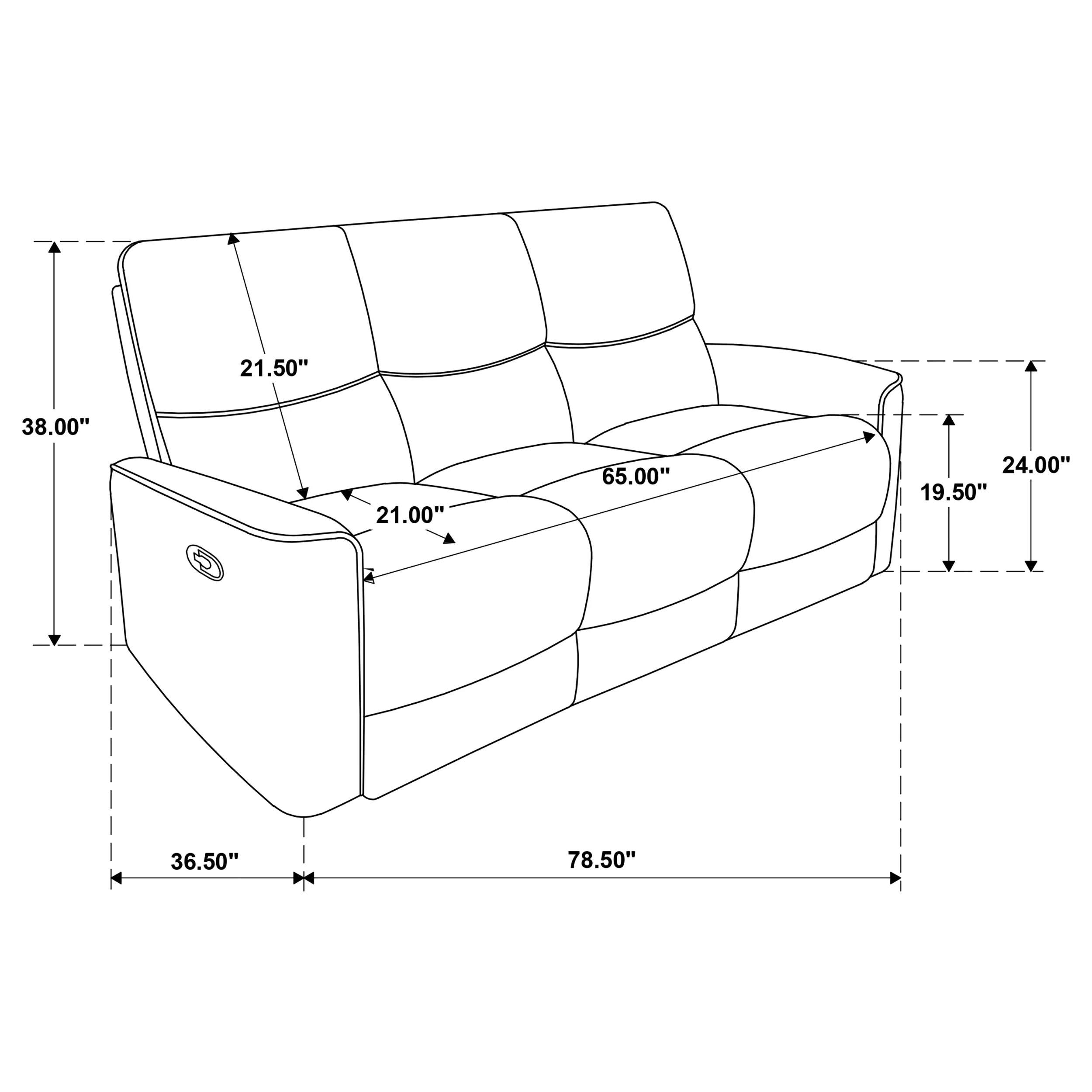 Navarro Reclining Sofa Set - Image 32