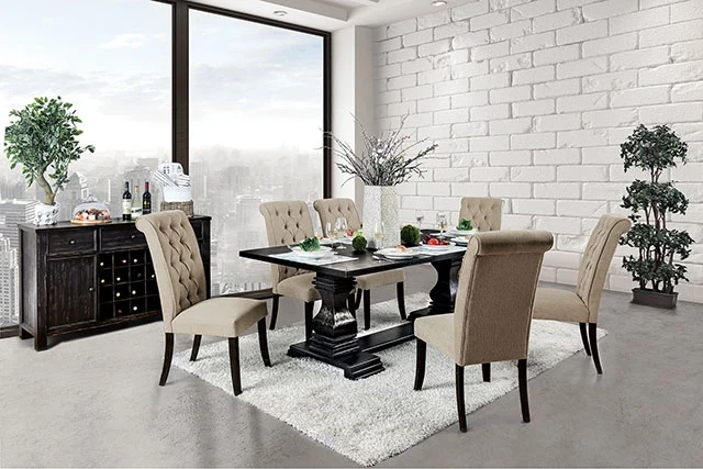 Nerissa 7 Pc Dining Table Set - Image 2