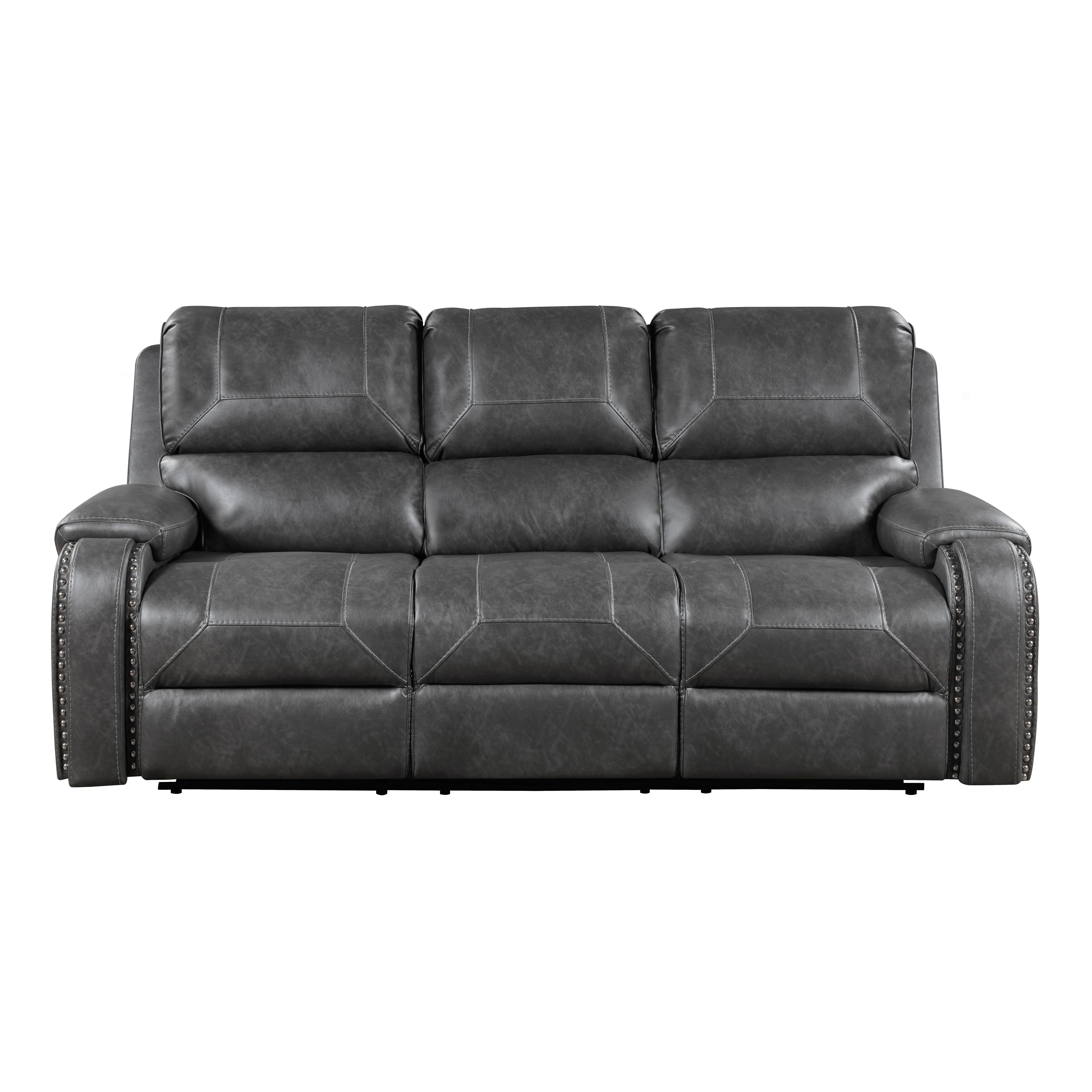 Newnan 2pc Set: Sofa, Love (8549GRY) - Image 2