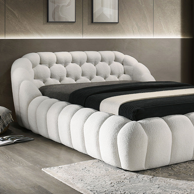 Newquay E.King & Queen Bed White, Grey, & Black - Image 2