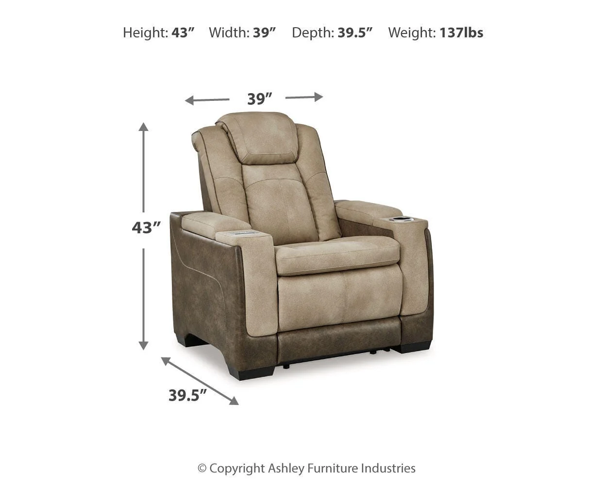 Next-Gen DuraPella Power Recliner - Image 54