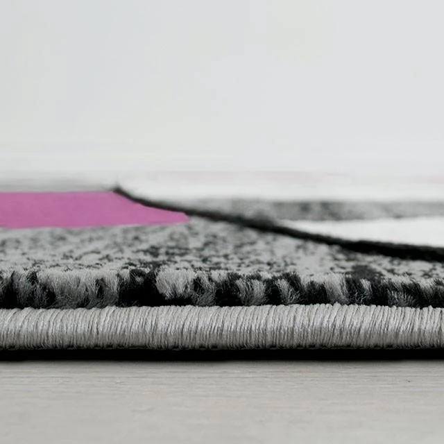 Niksar Gray/Purple 5' X 7' Area Rug - Image 3