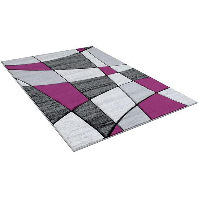 Niksar Gray/Purple 5' X 7' Area Rug - Image 4