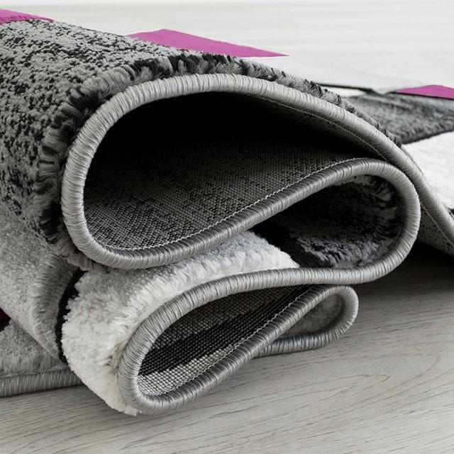 Niksar Gray/Purple 5' X 7' Area Rug - Image 5