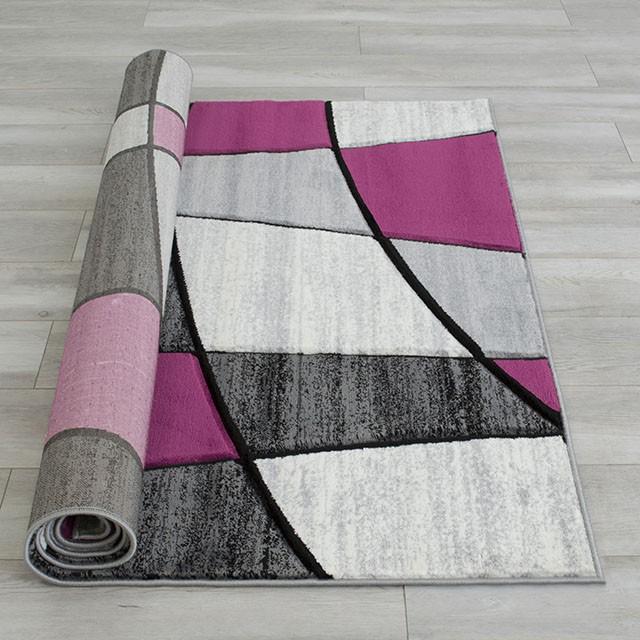 Niksar Gray/Purple 5' X 7' Area Rug - Image 7