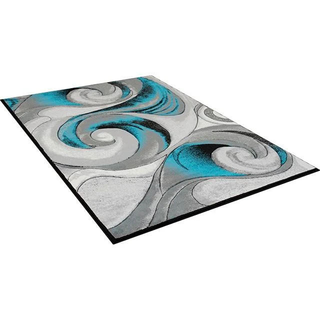Niksar Turquoise 5' X 7' Area Rug - Image 3