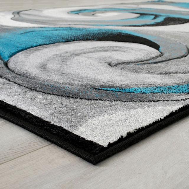 Niksar Turquoise 5' X 7' Area Rug - Image 5
