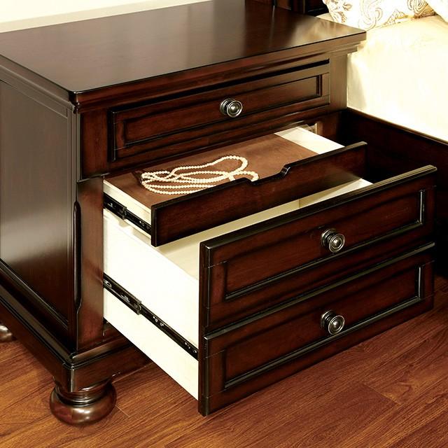 NORTHVILLE Dark Cherry Night Stand - Image 3