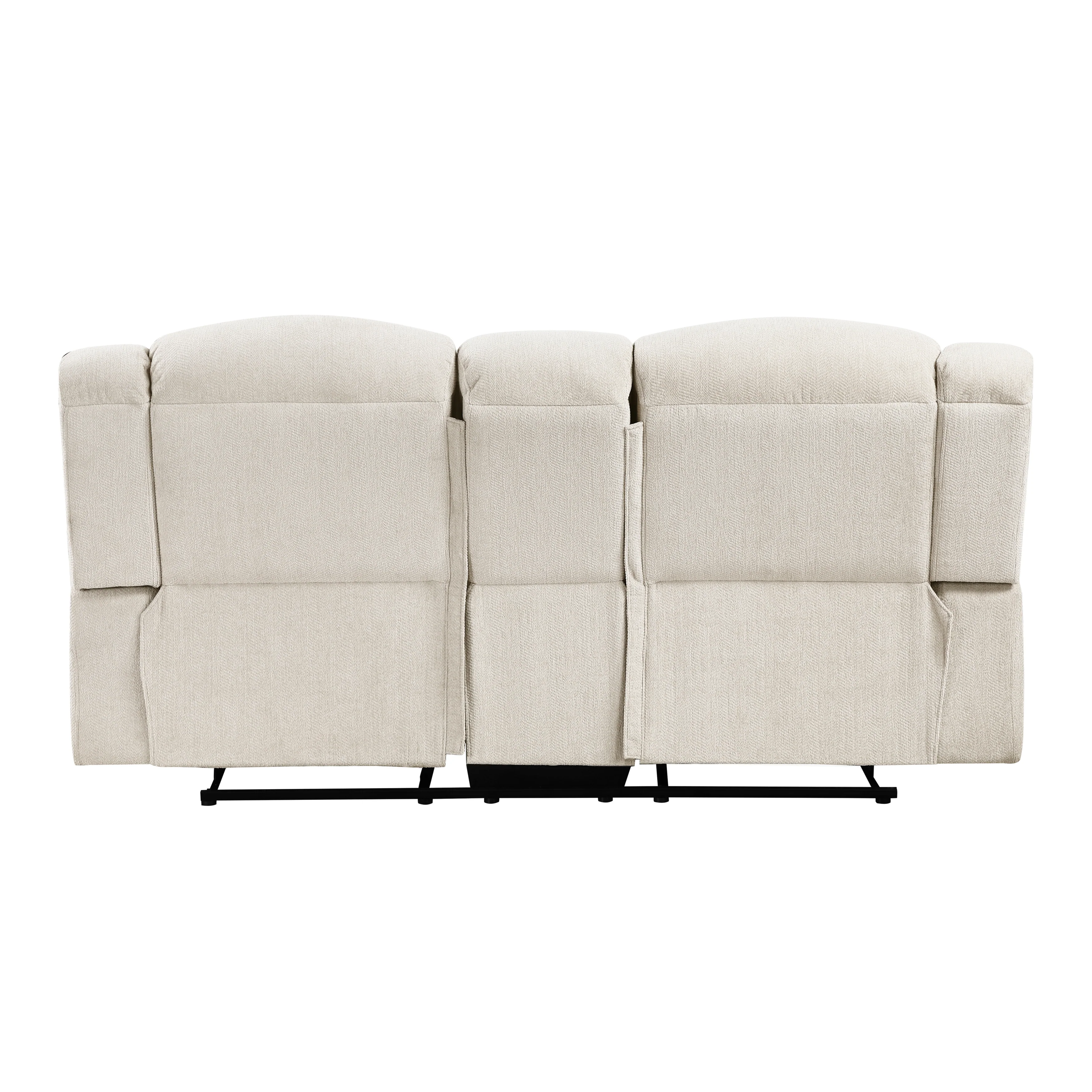 Nutmeg Double Reclining Love Seat With Center Console - Image 3