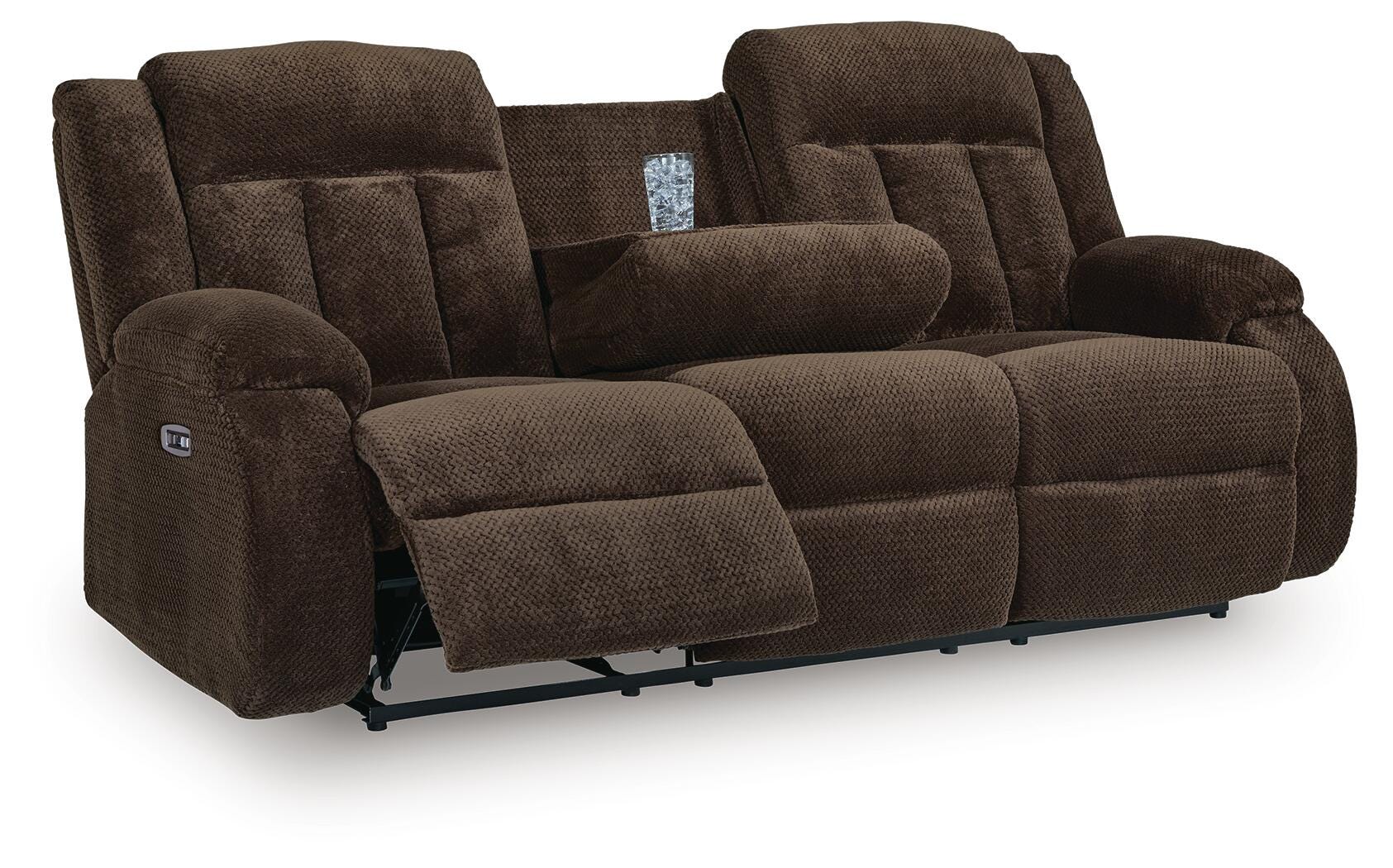Observation Power Reclining Sofa with Drop Down Table - Image 10
