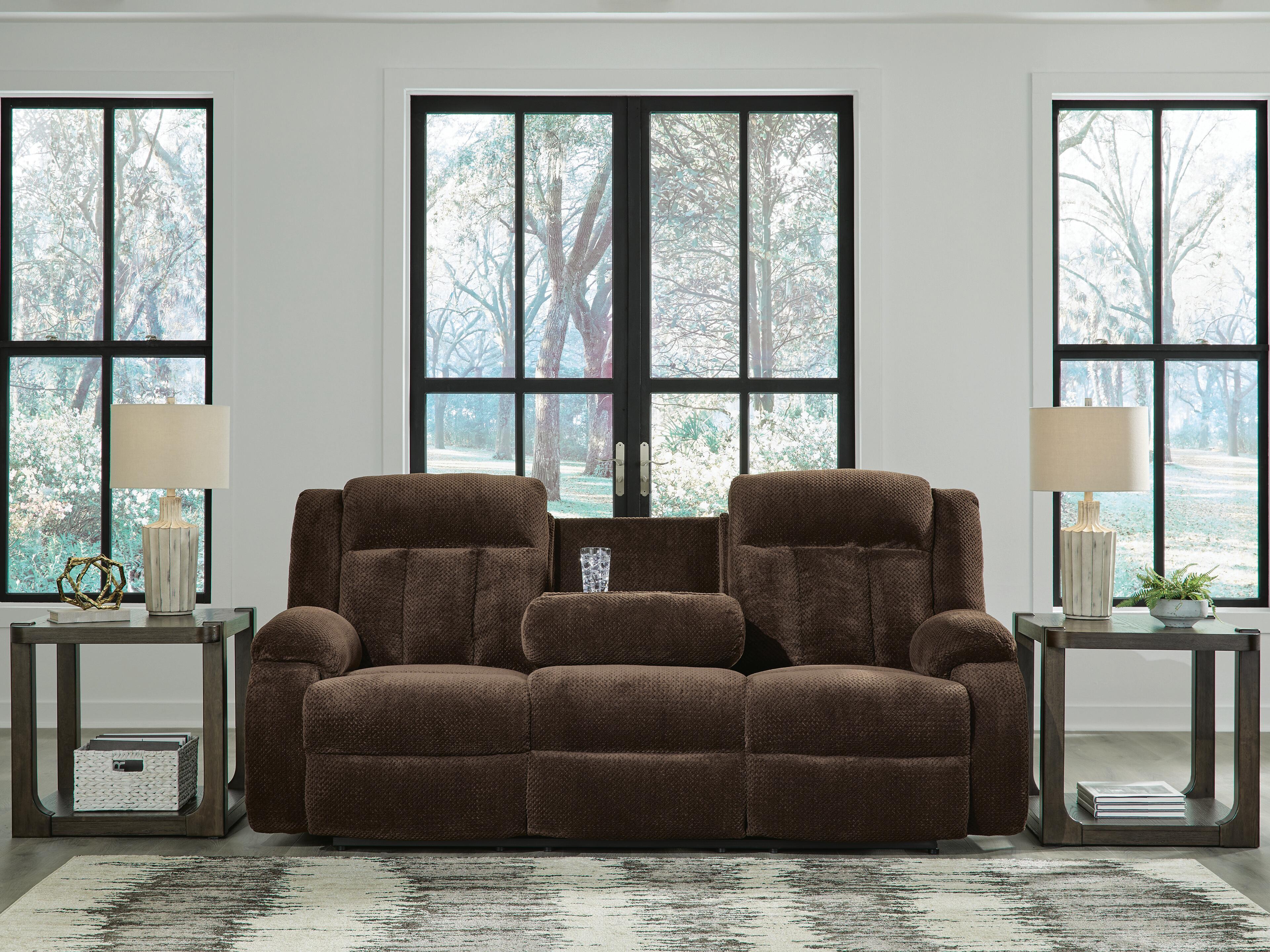 Observation Power Reclining Sofa with Drop Down Table - Image 15